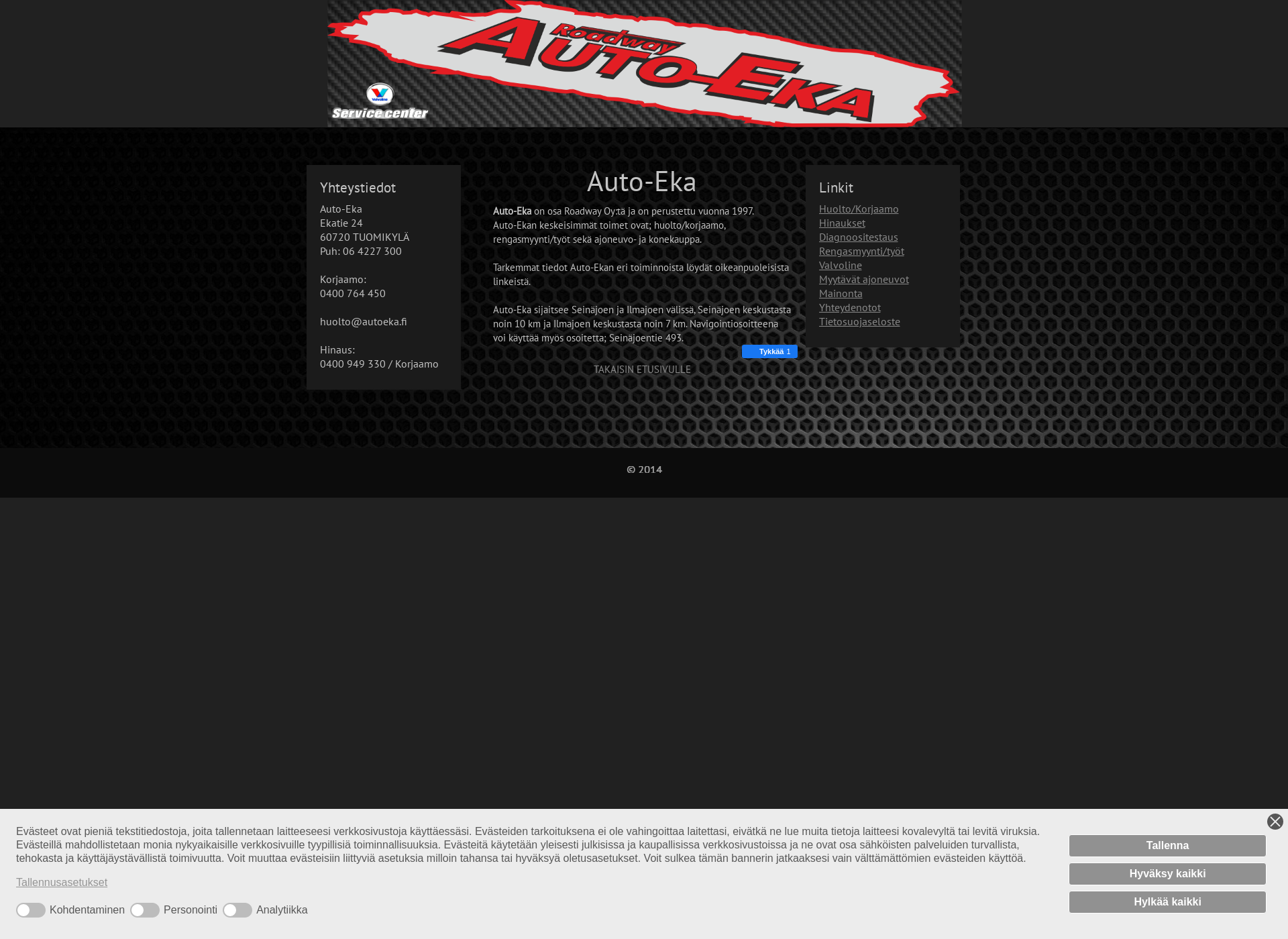Screenshot for autoeka.fi