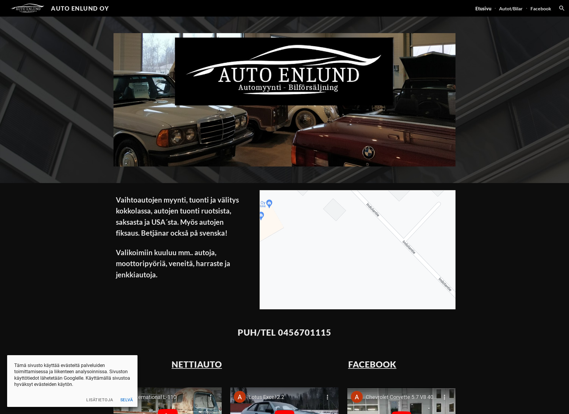 Screenshot for autoenlund.fi