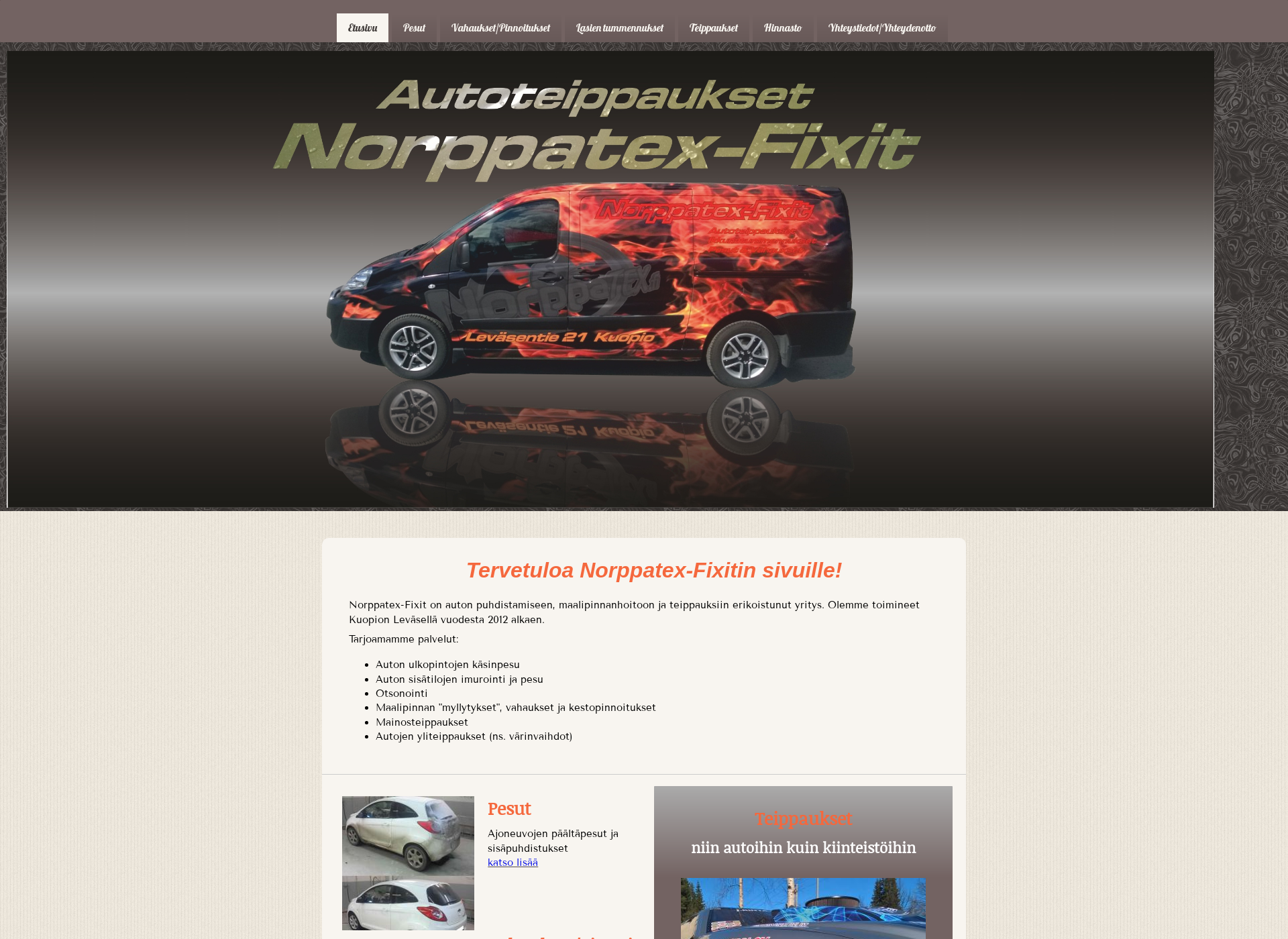 Screenshot for autofixit.fi