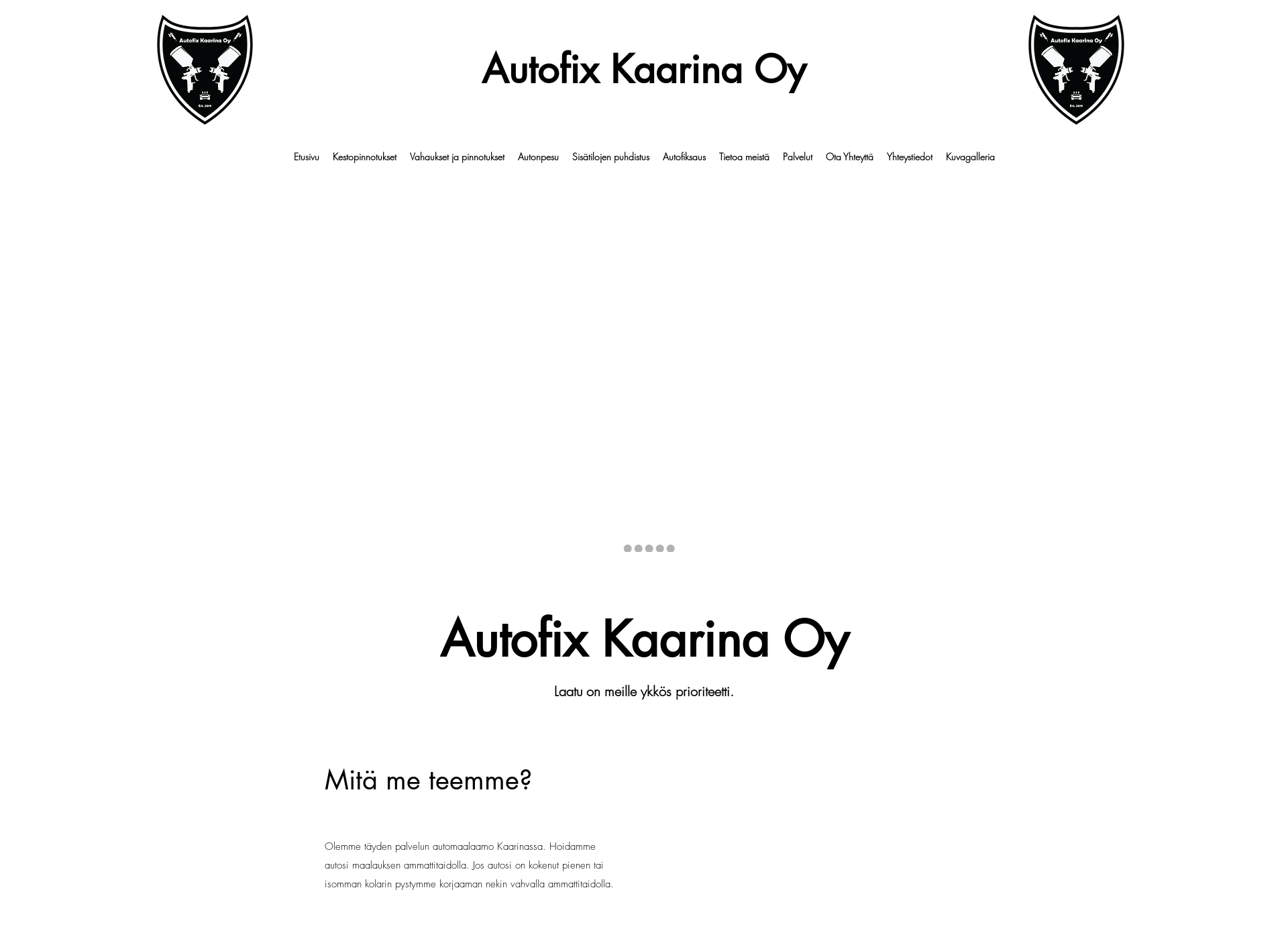 Screenshot for autofixkaarina.fi