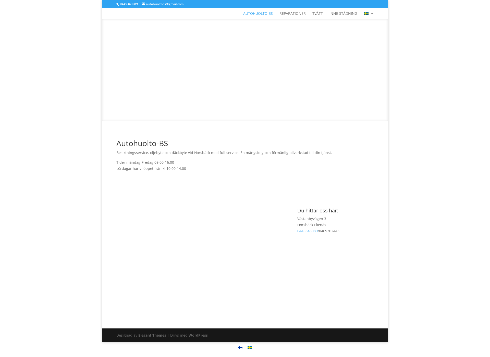 Screenshot for autohuoltobs.fi