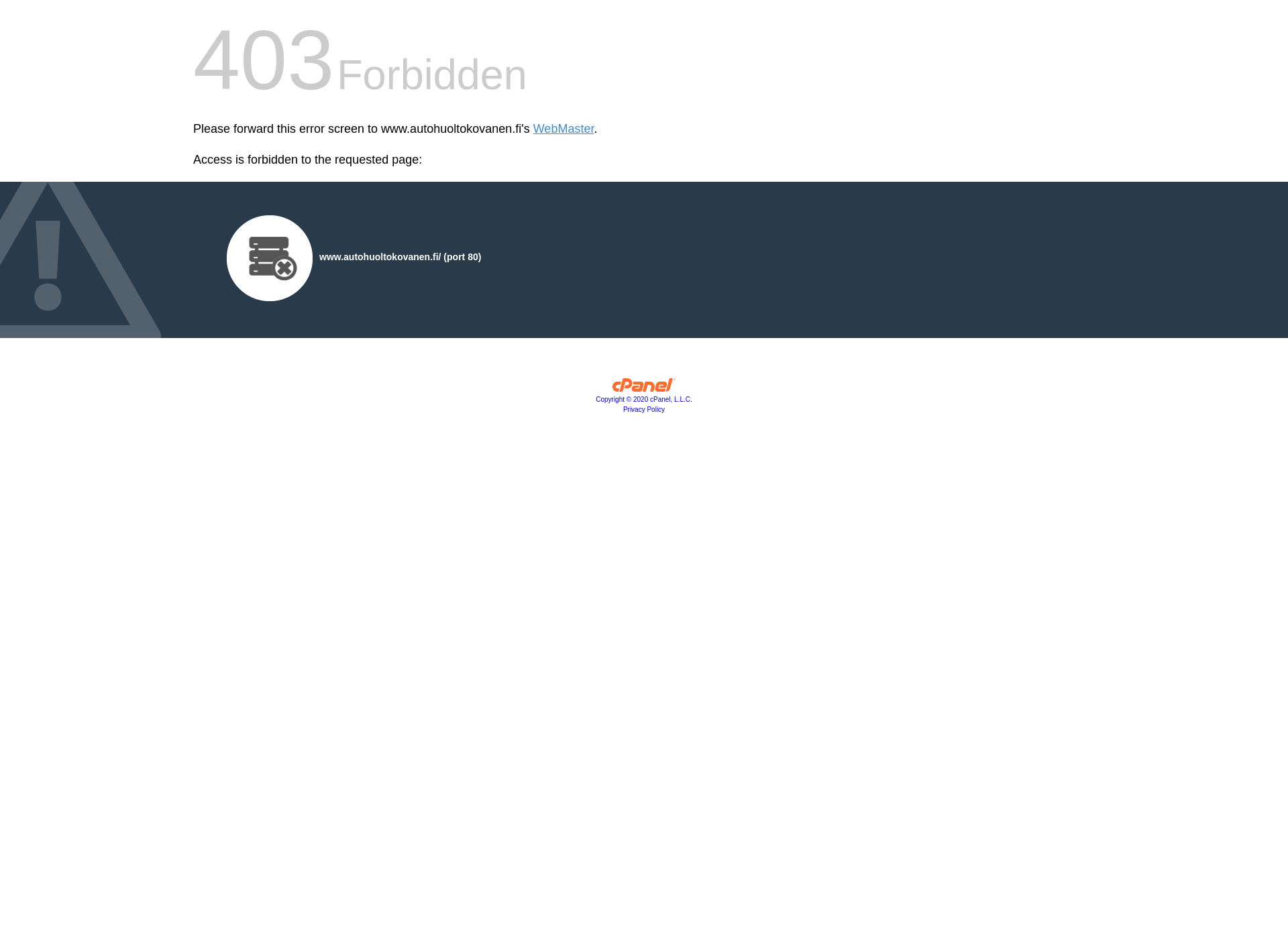 Screenshot for autohuoltokovanen.fi