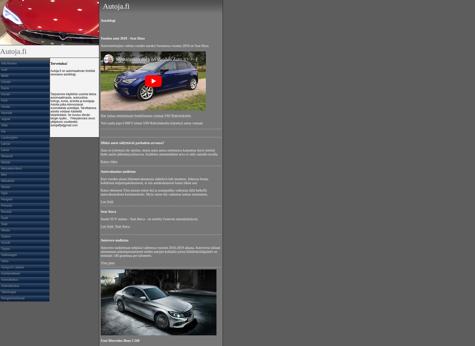 Screenshot for autoja.fi