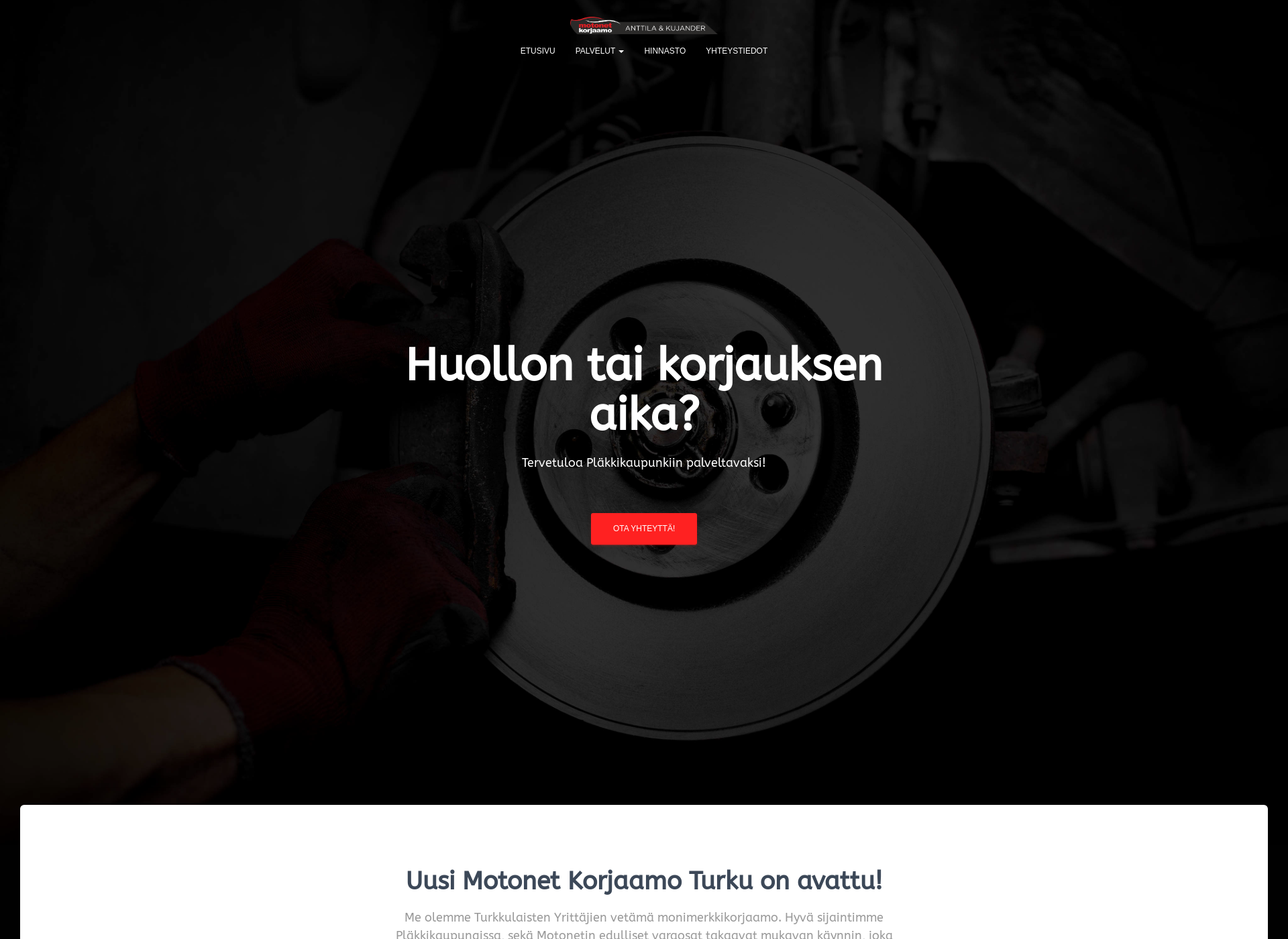 Screenshot for autokorjaamoakoy.fi