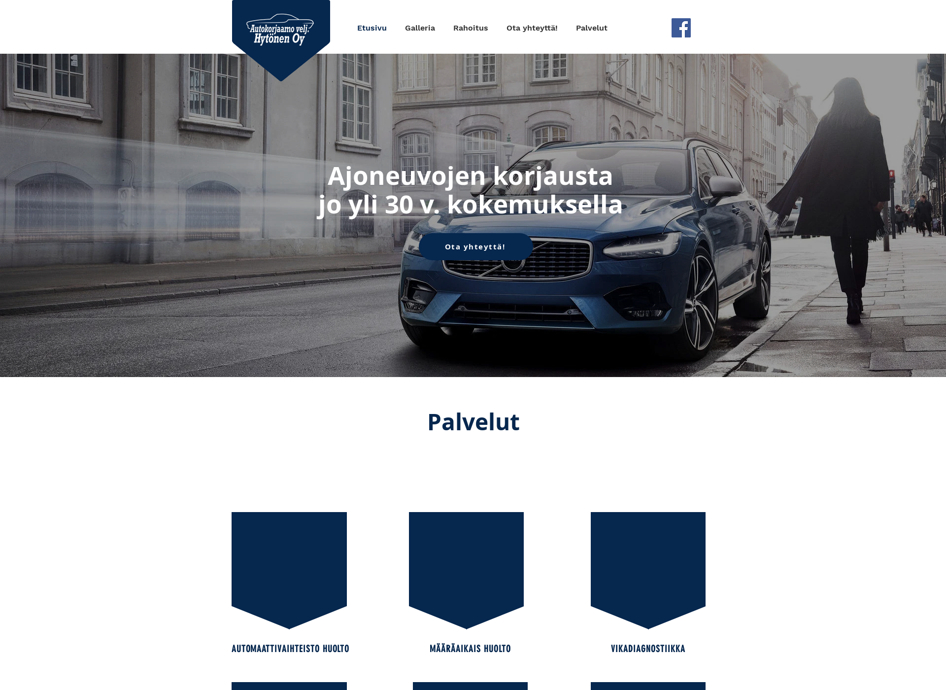 Screenshot for autokorjaamohytonen.fi