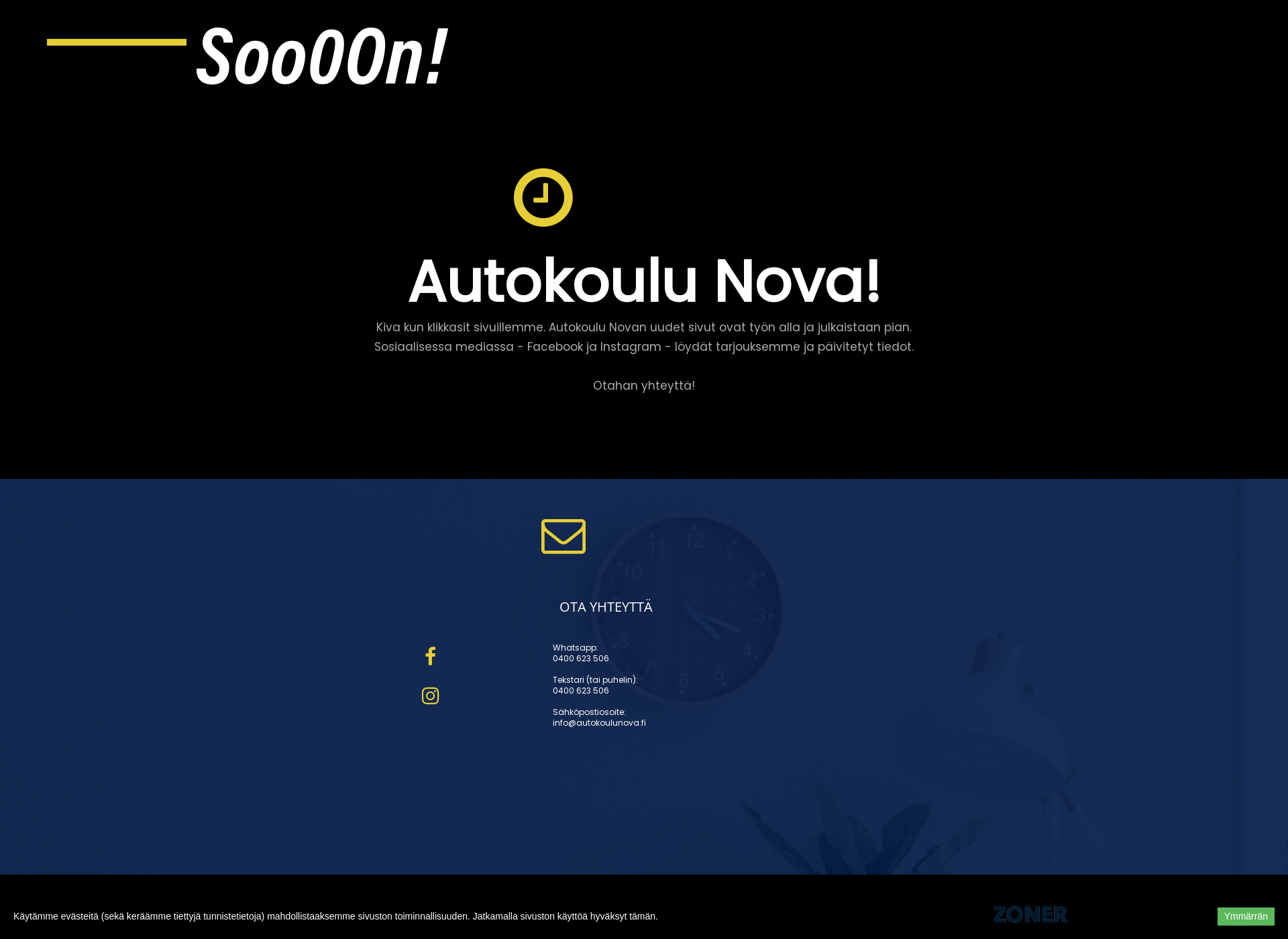 Screenshot for autokoulunova.fi