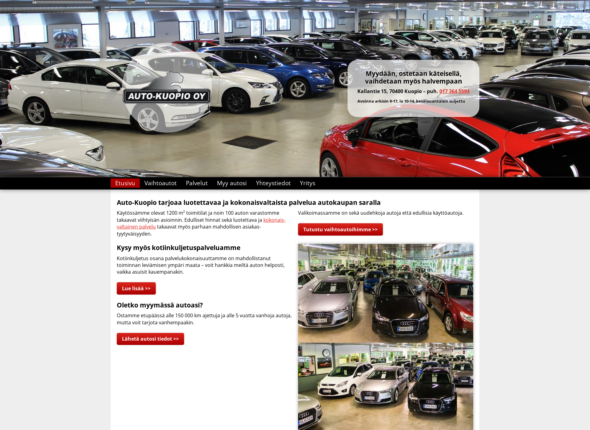 Screenshot for autokuopio.fi