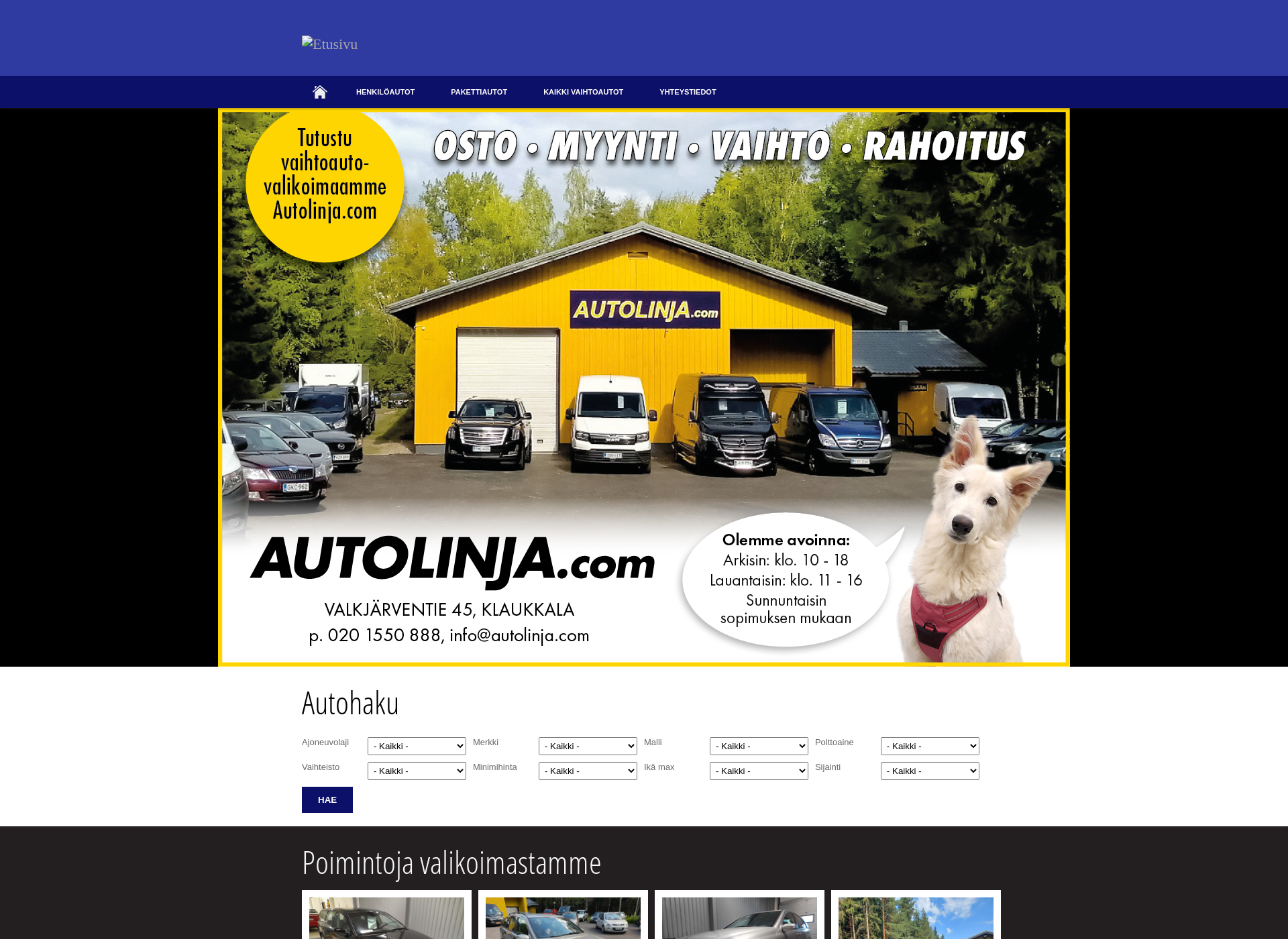 Screenshot for autolinja.com