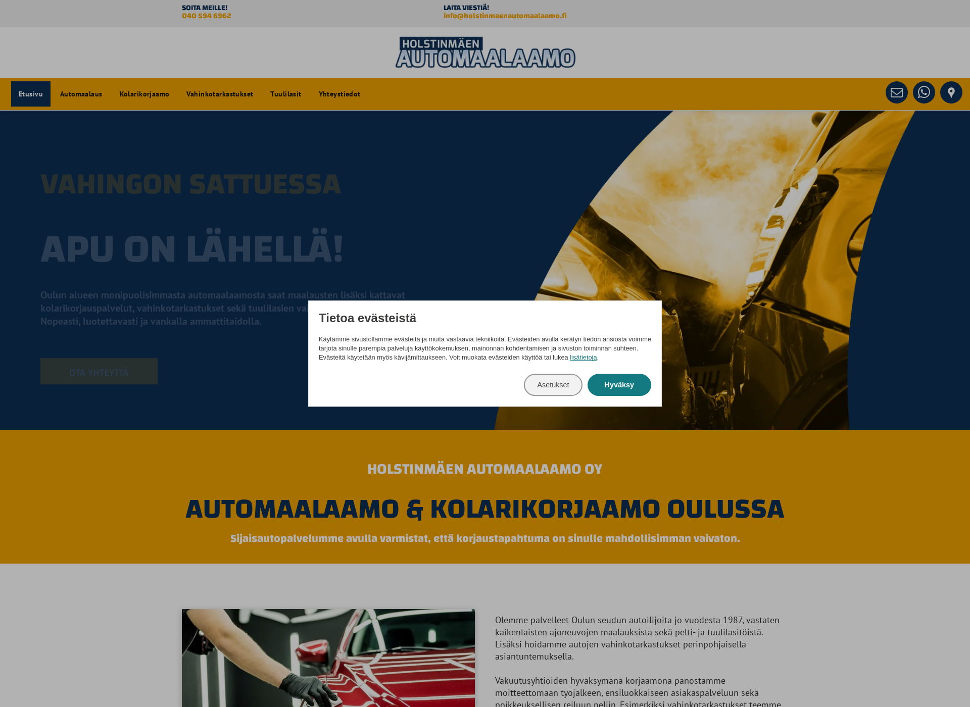 Screenshot for automaalaamooulu.fi