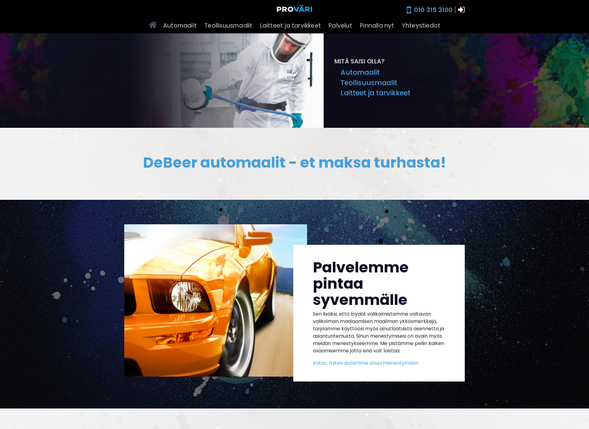 Screenshot for automaalit.fi