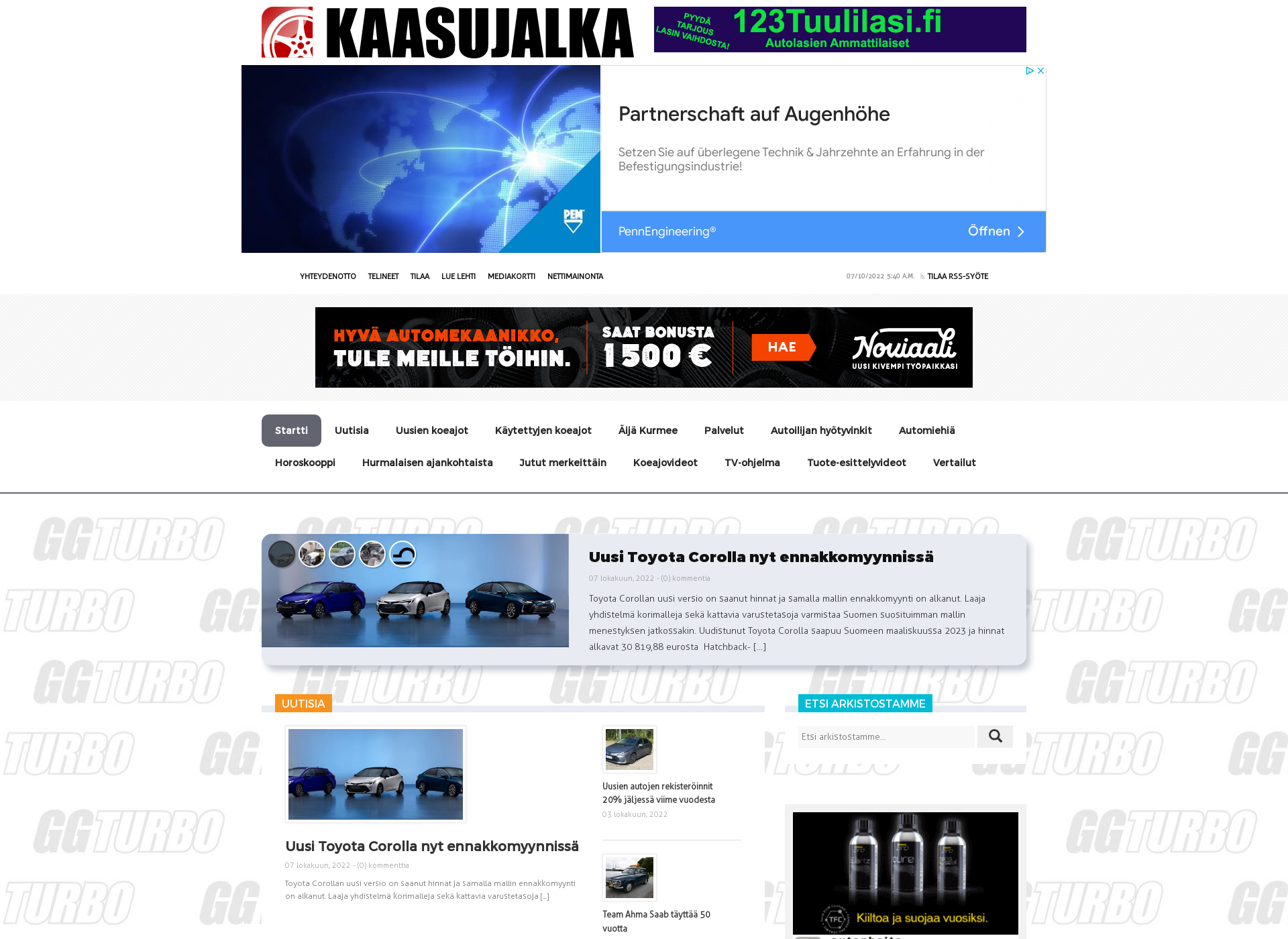 Screenshot for automarket.fi