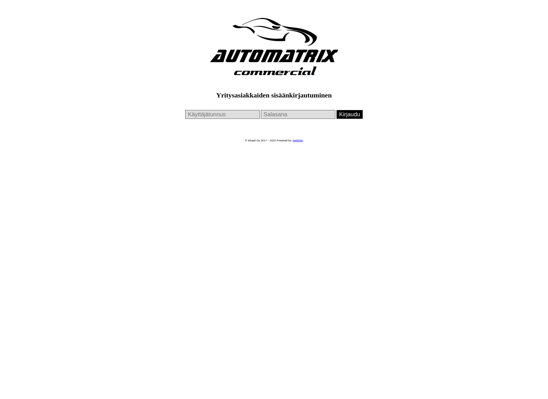 Screenshot for automatrixcommercial.fi