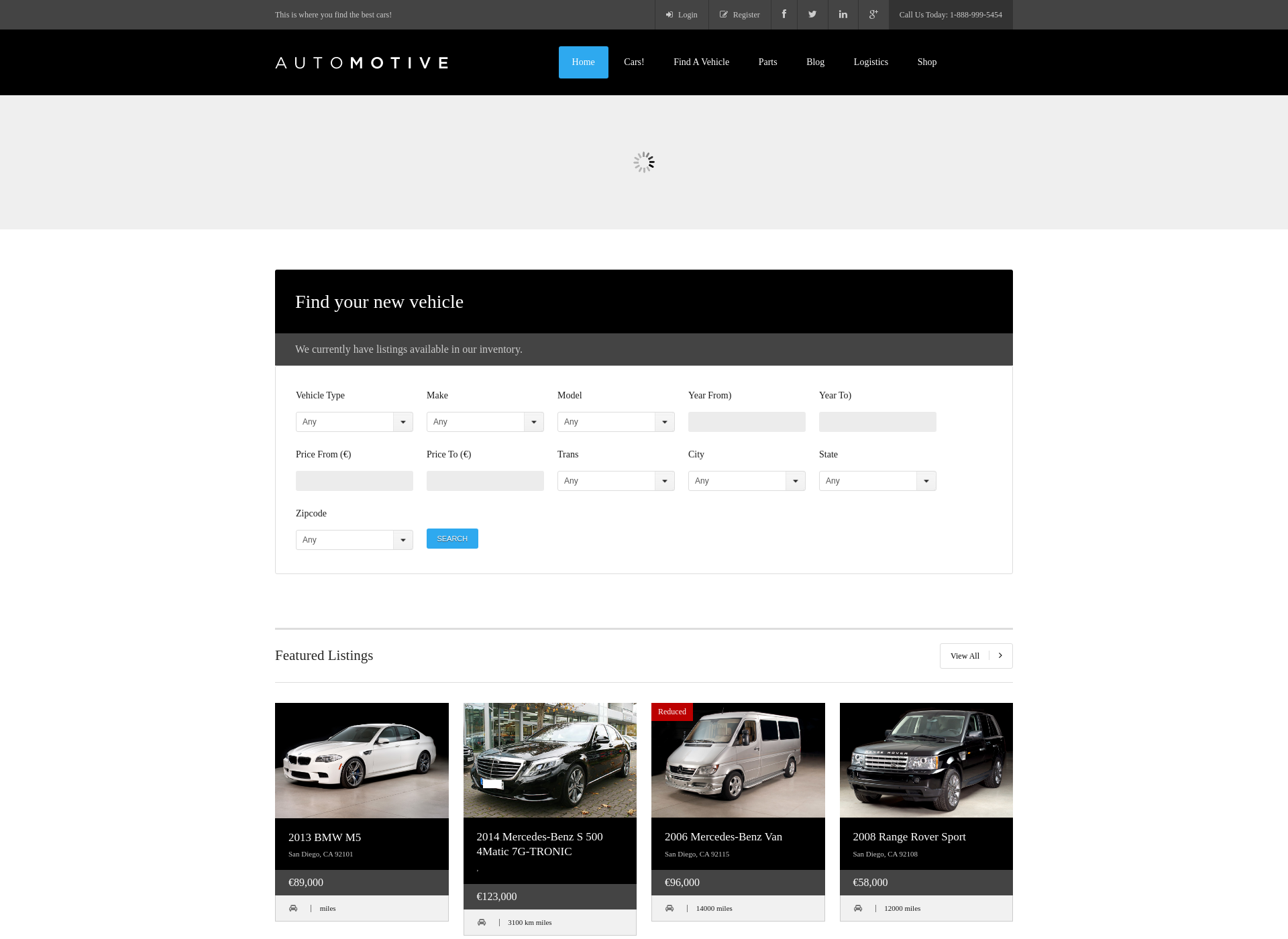 Skärmdump för automotive.fi