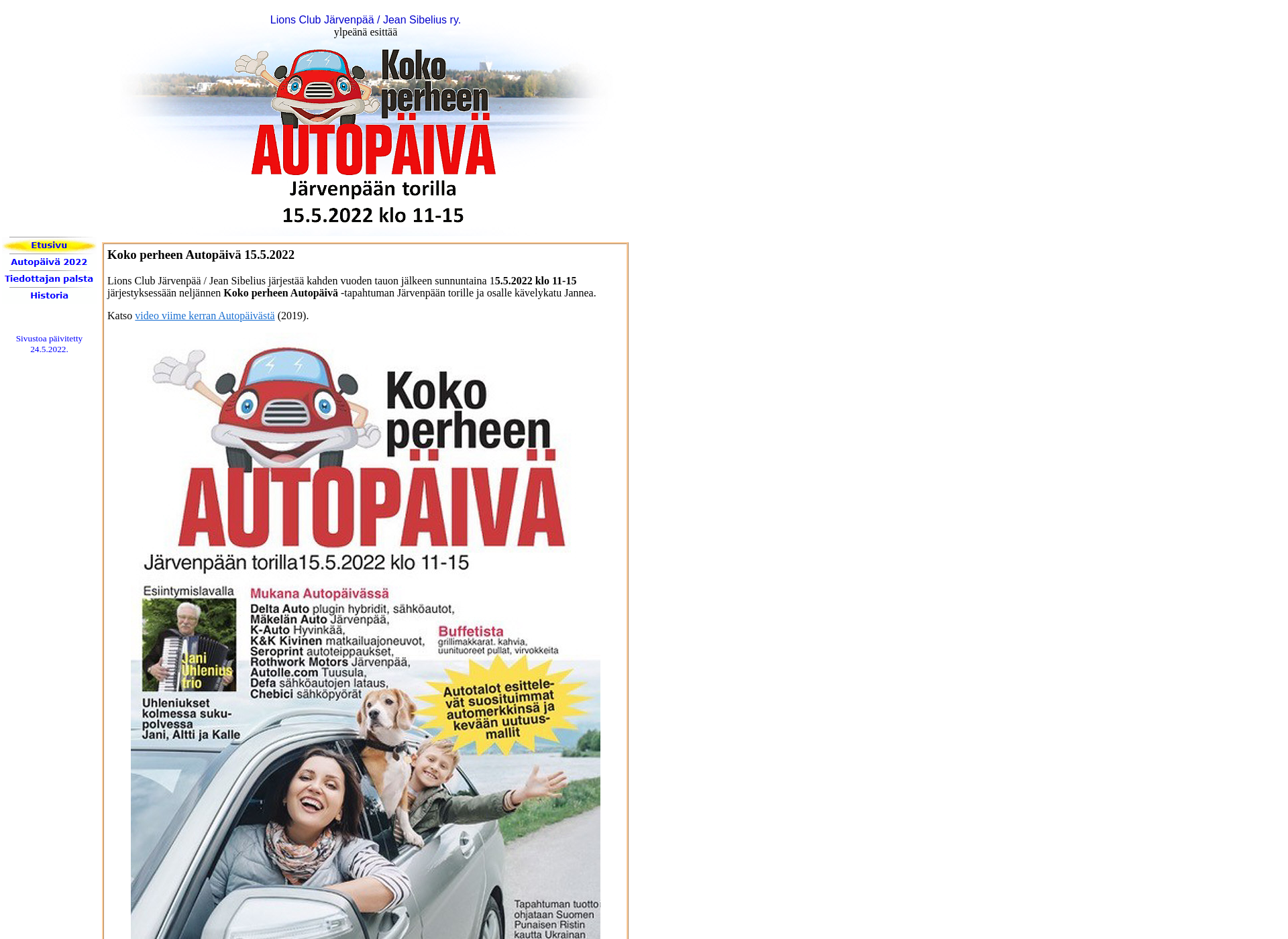 Screenshot for autopaiva.fi
