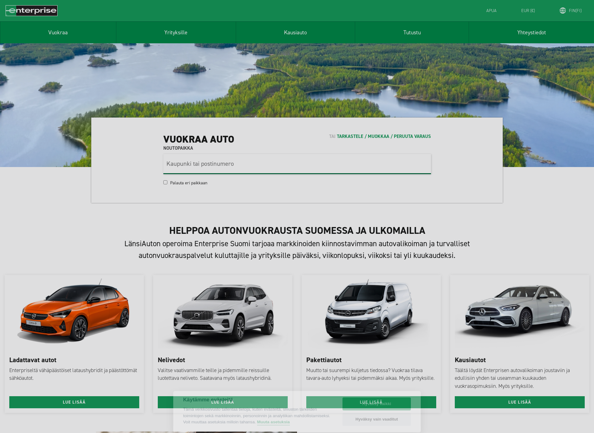 Screenshot for autopaivaksi.fi