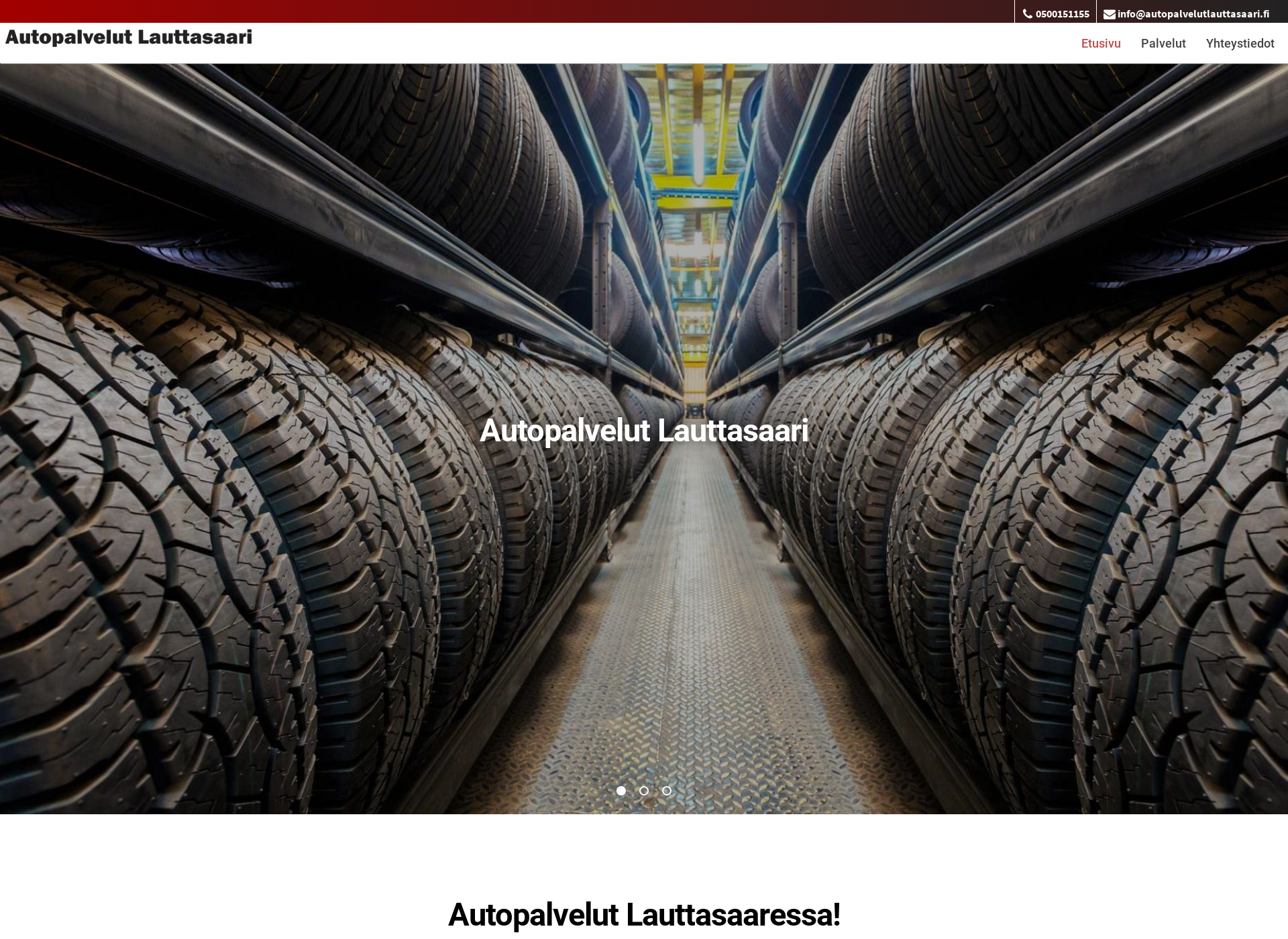 Screenshot for autopalvelutlauttasaari.fi