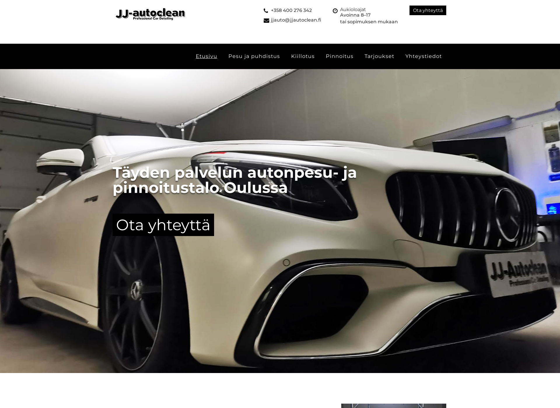 Screenshot for autopesu-oulu.fi
