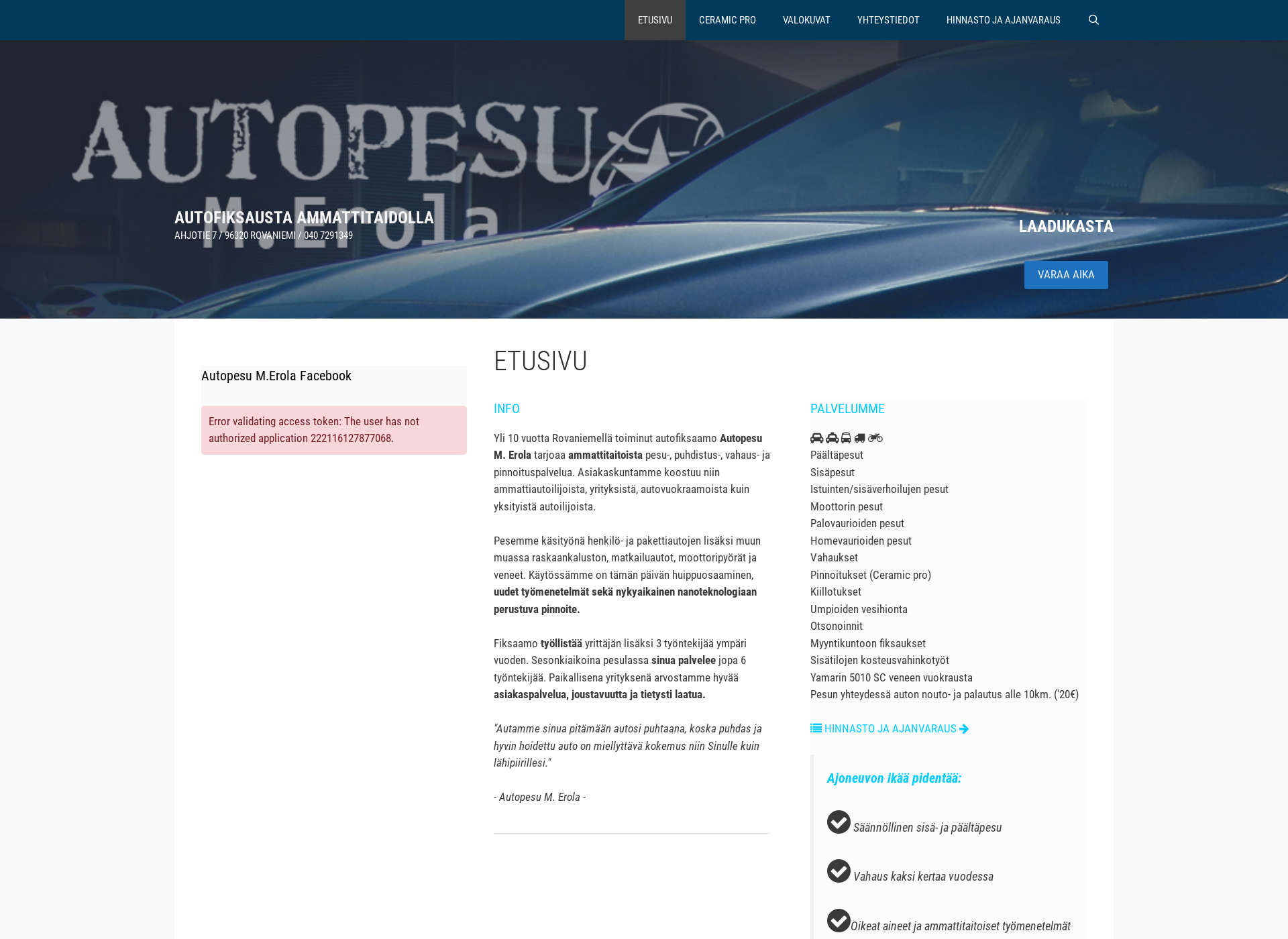 Screenshot for autopesumerola.com