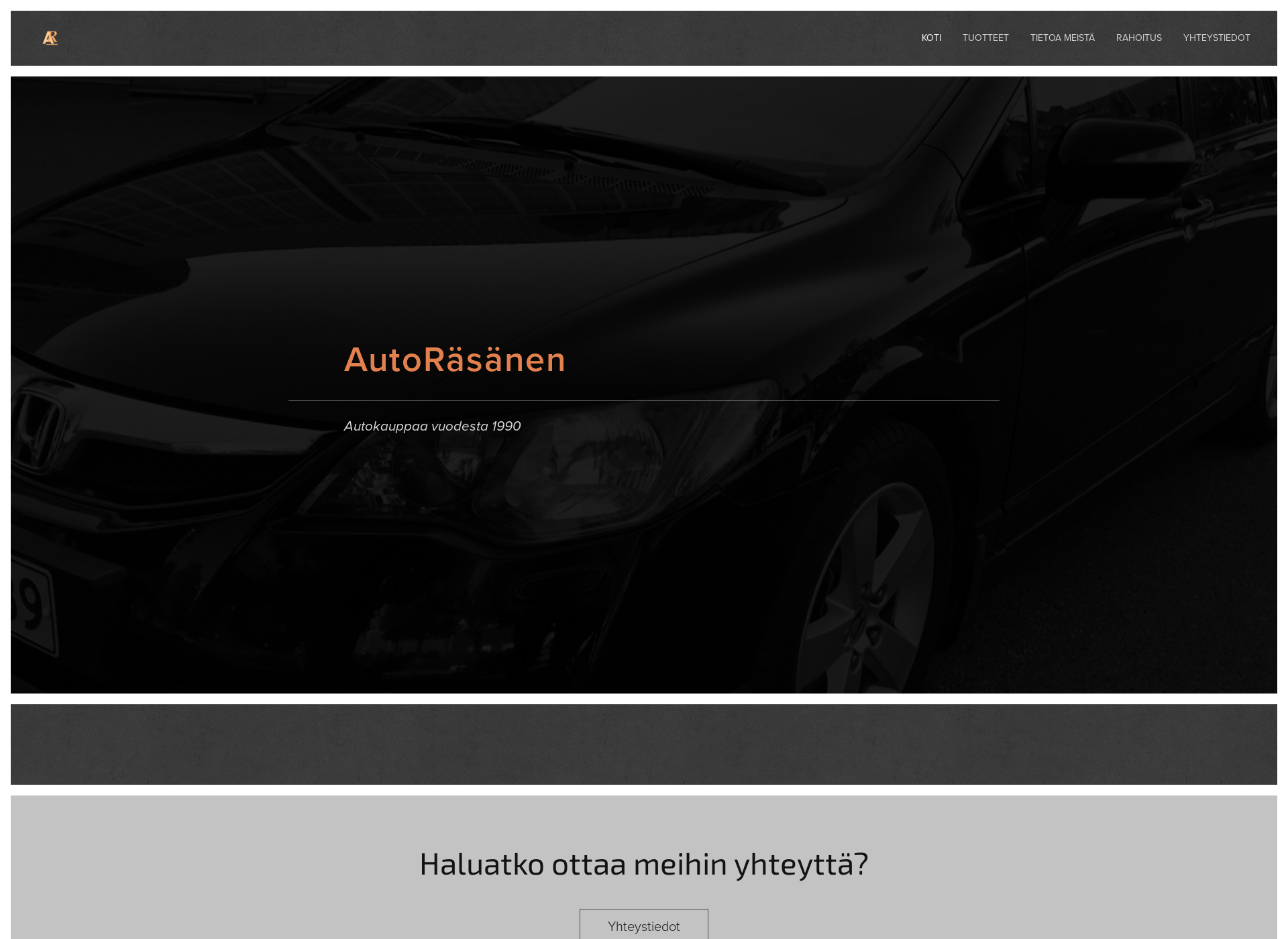 Screenshot for autorasanen.fi