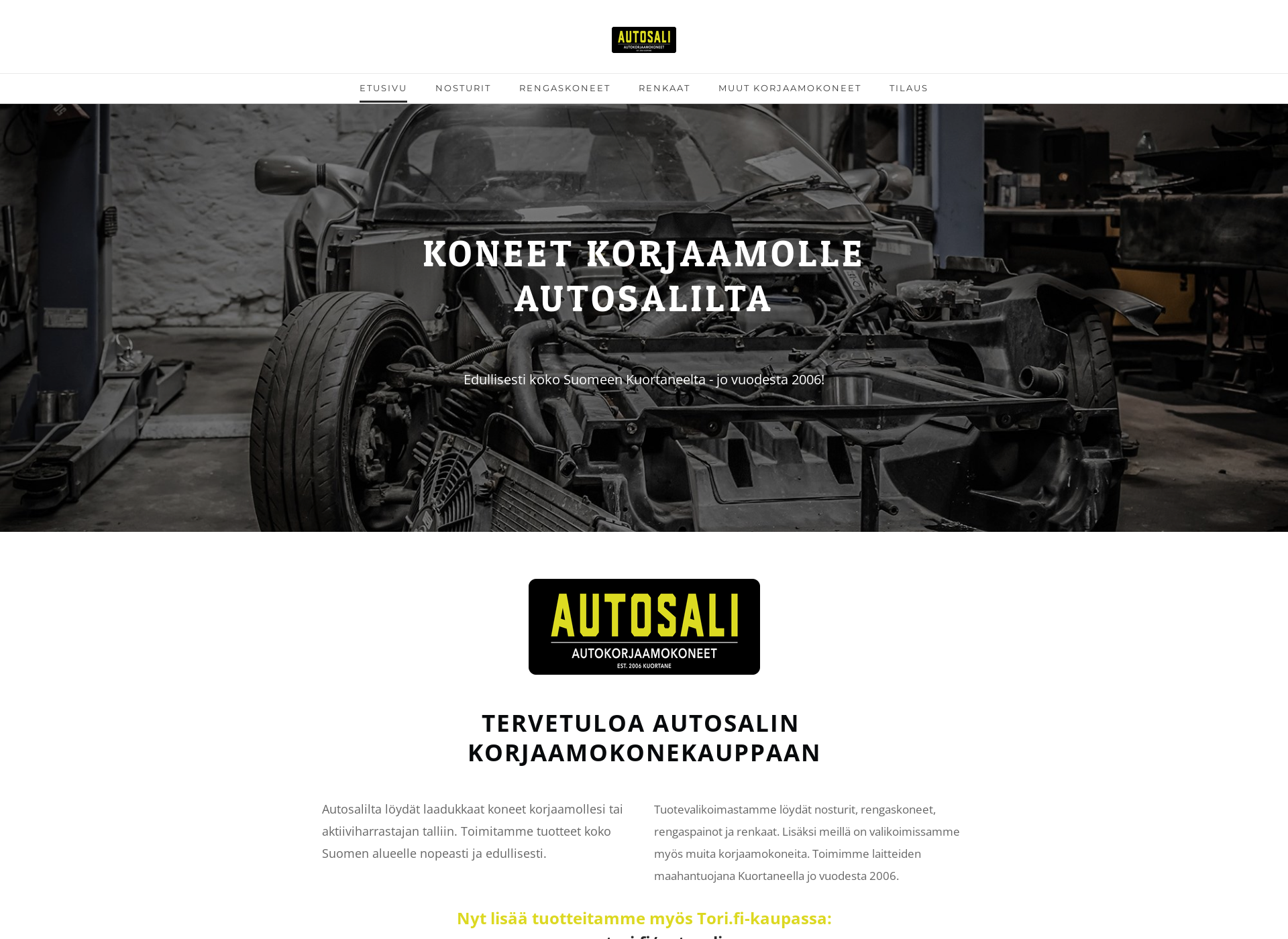 Screenshot for autosali.fi