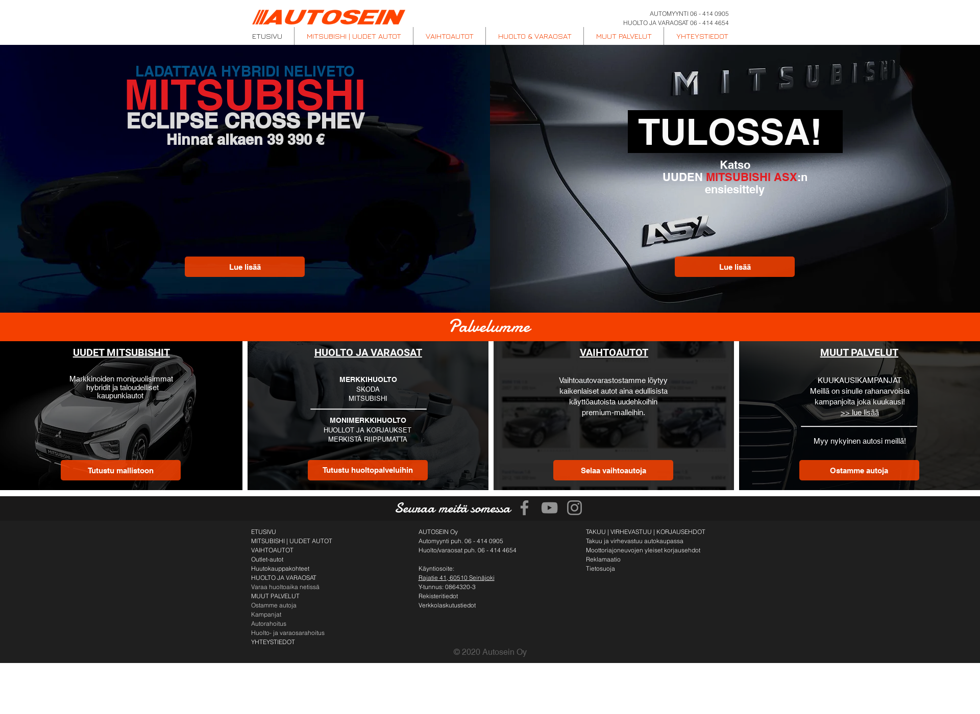Screenshot for autosein.fi