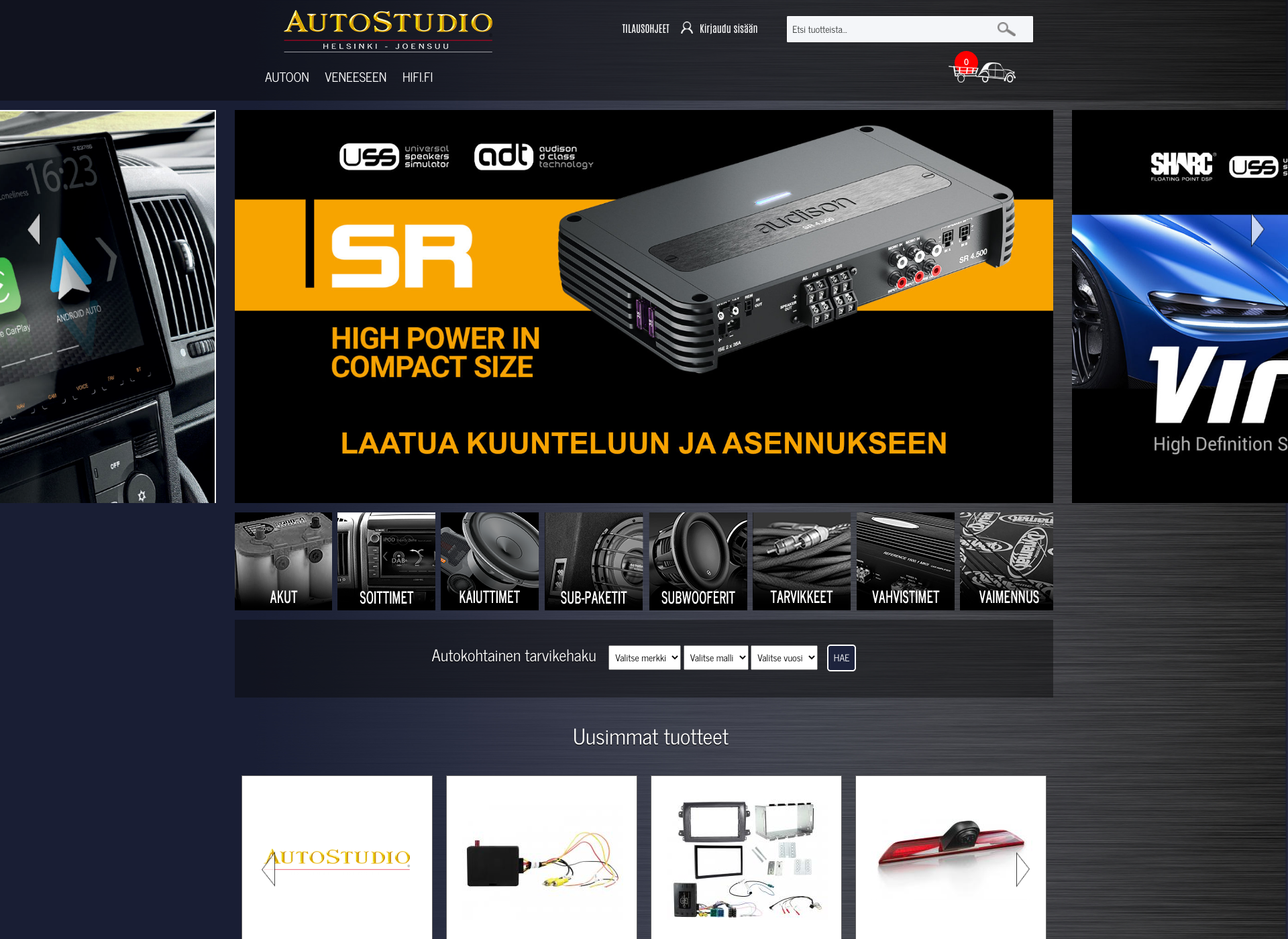 Skärmdump för autostudio.fi