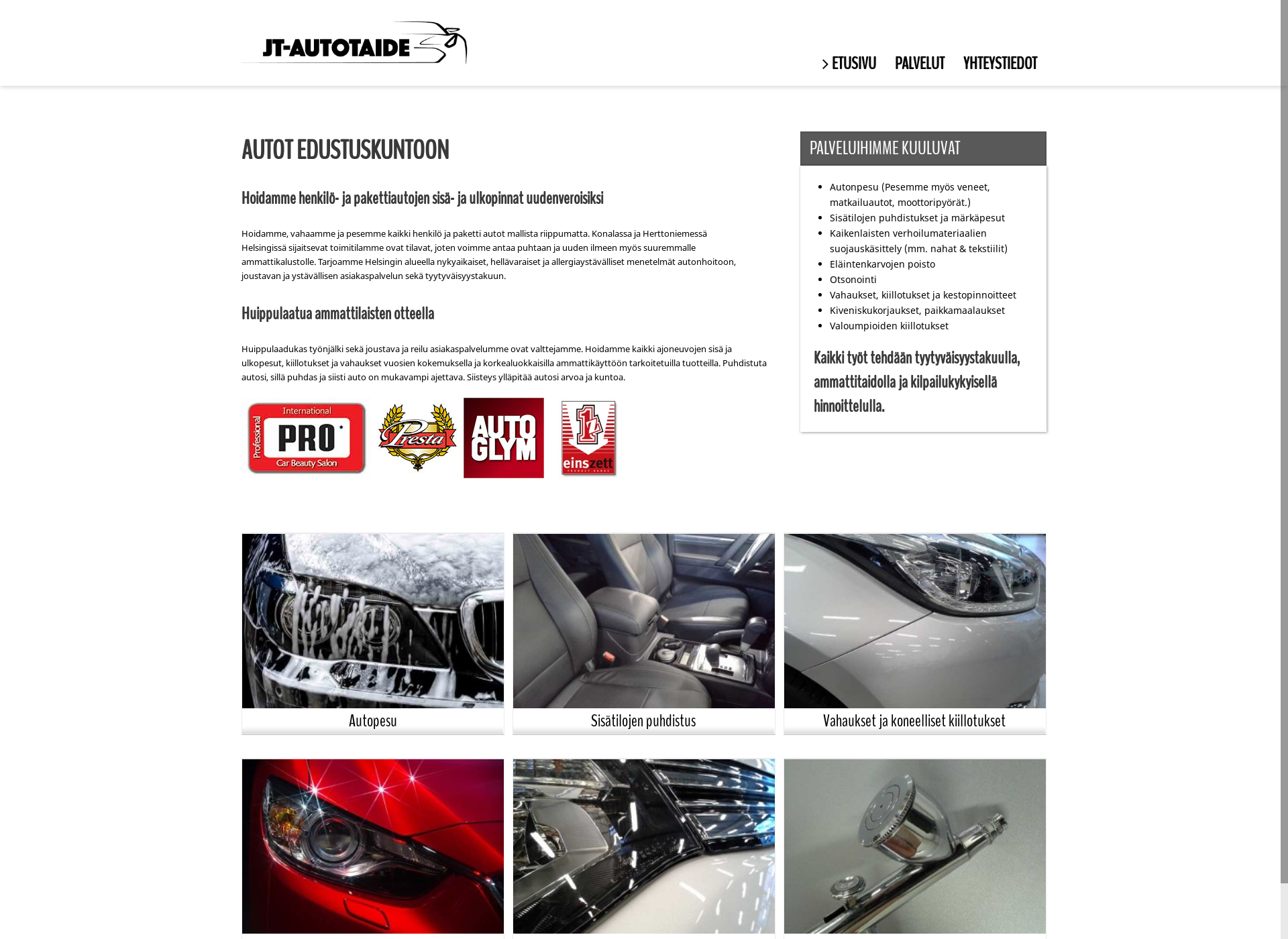 Screenshot for autotaide.fi