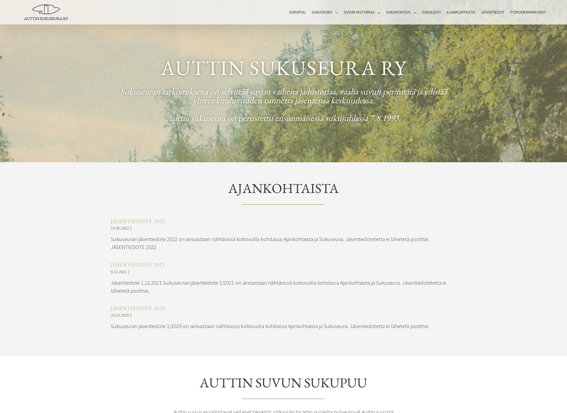 Screenshot for auttinsuku.fi