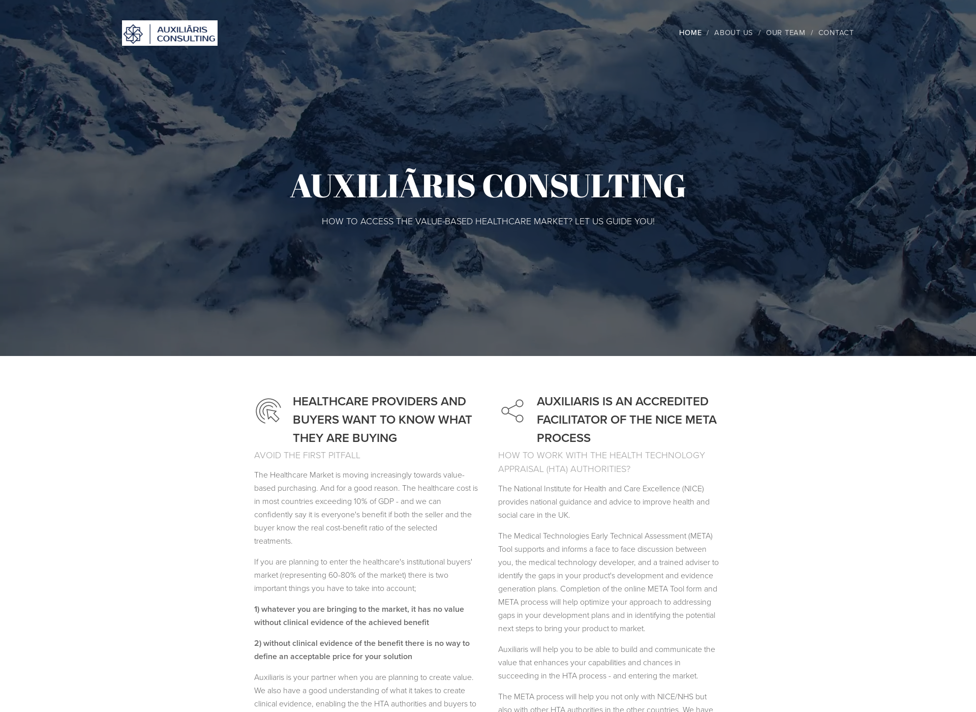Screenshot for auxiliarisconsulting.fi