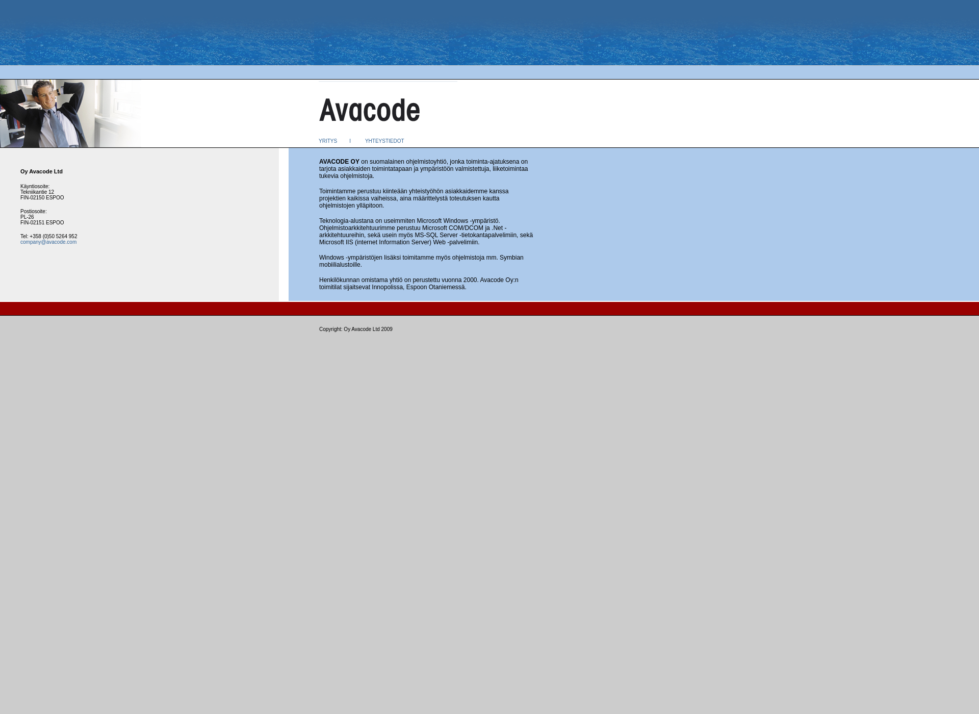 Screenshot for avacode.fi