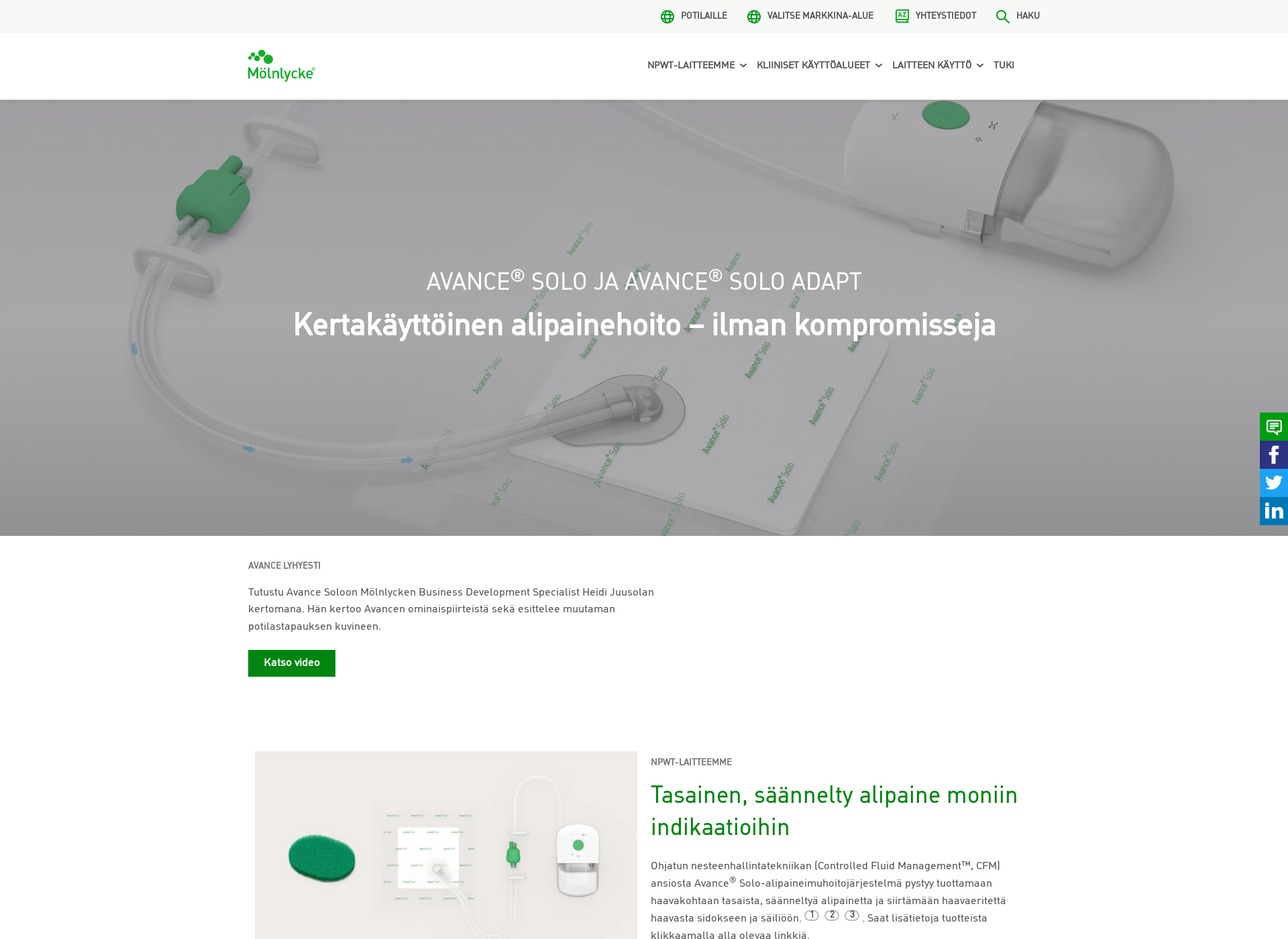 Screenshot for avancesolo.fi