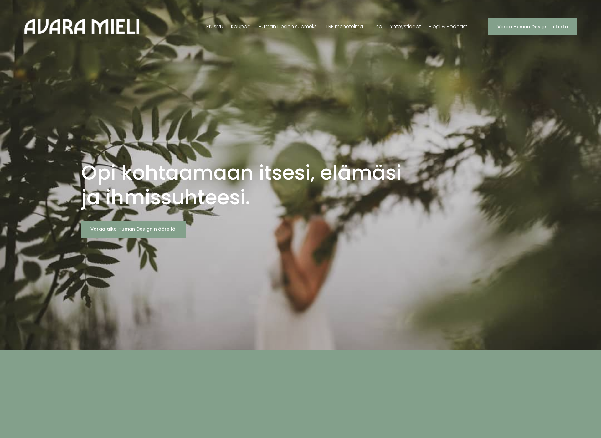Screenshot for avaramieli.fi