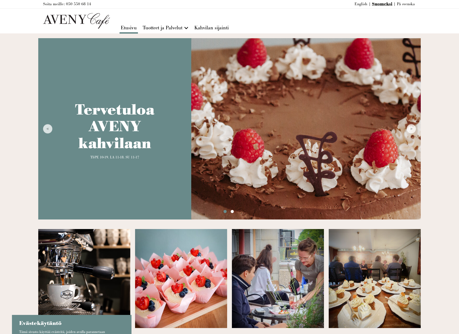 Screenshot for aveny.fi