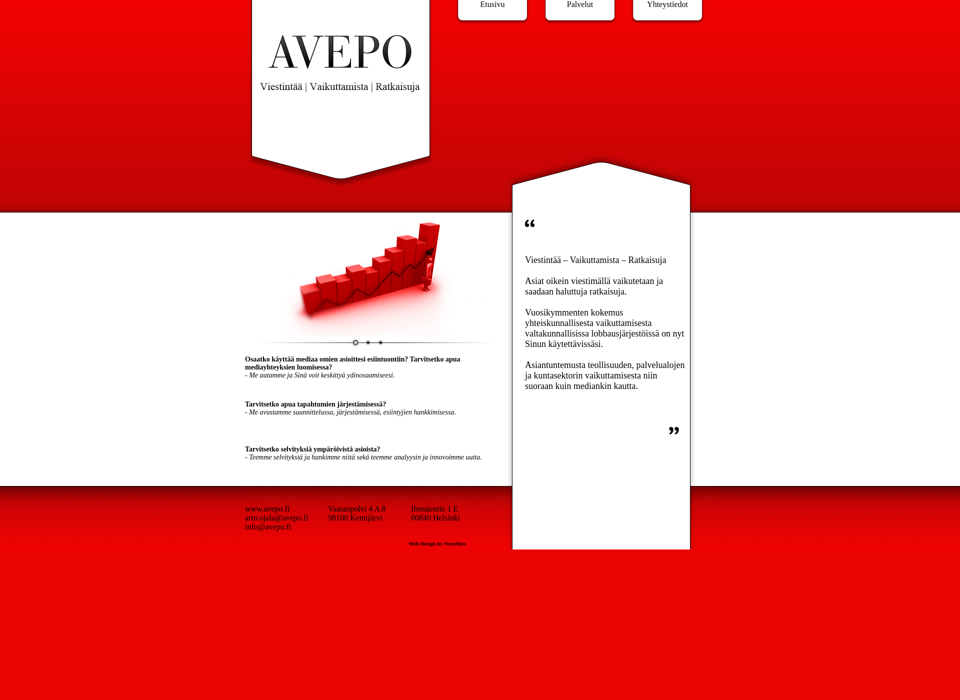 Screenshot for avepo.fi