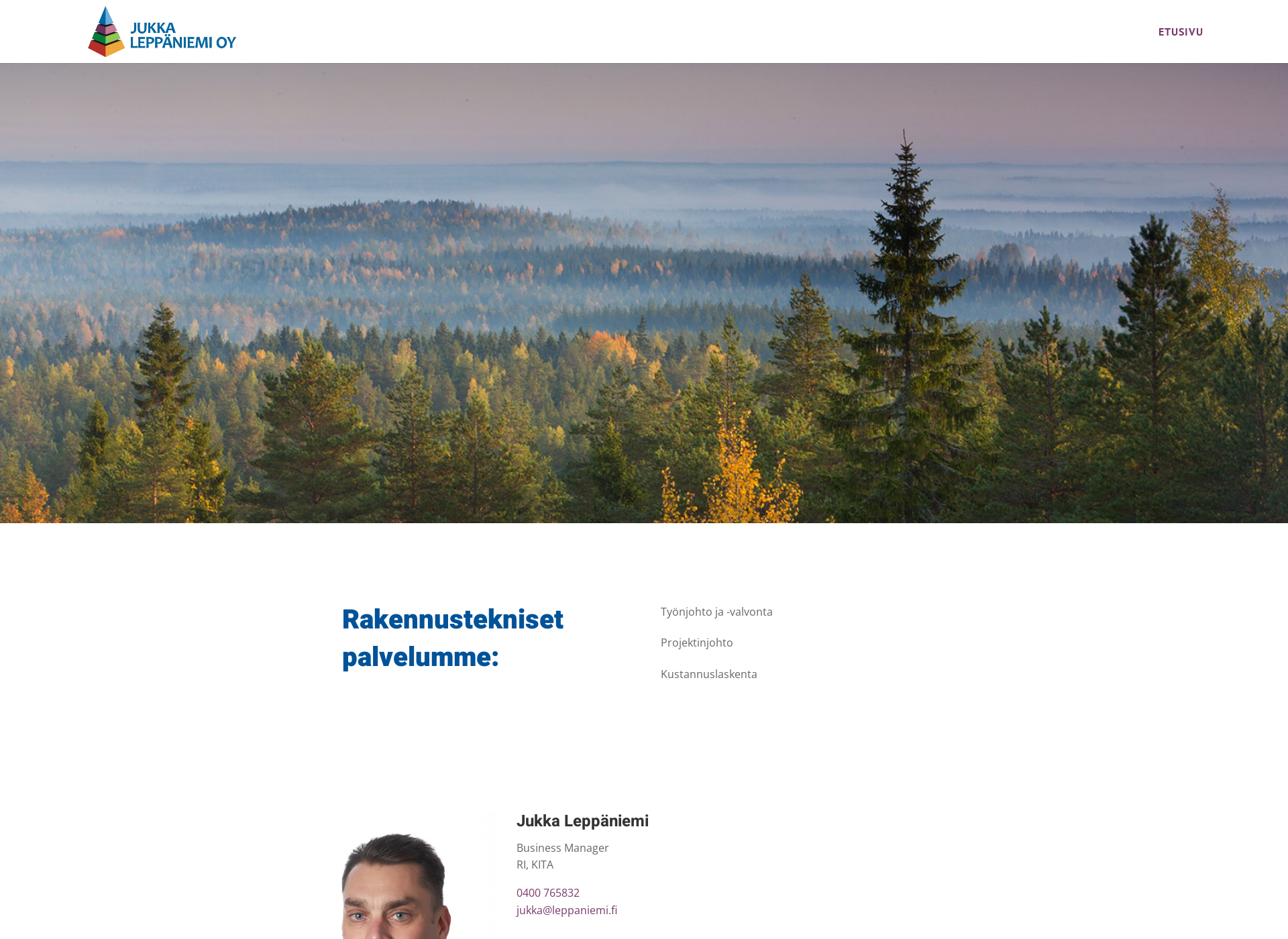 Skärmdump för averak.fi