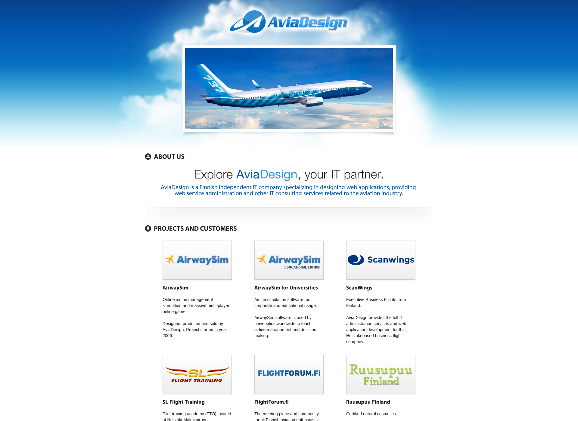 Screenshot for aviadesign.fi
