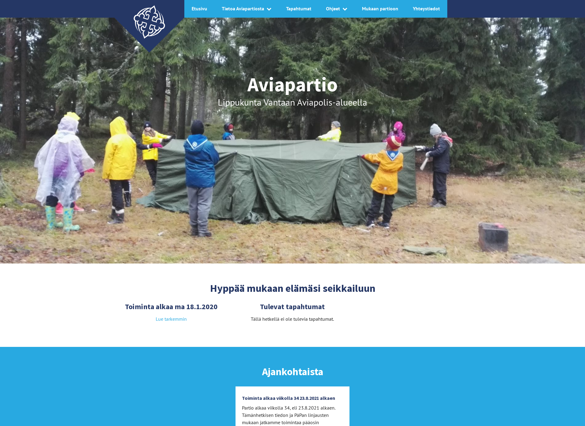 Screenshot for aviapartio.fi