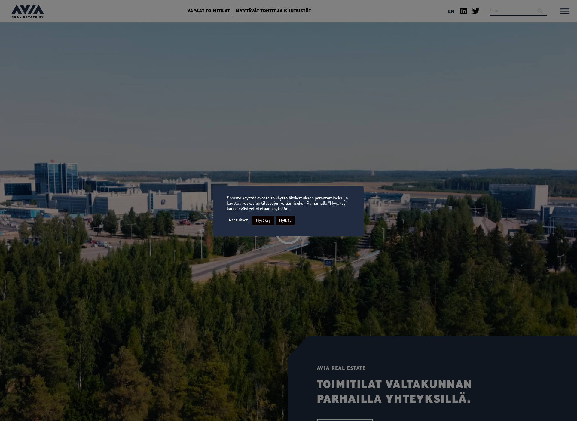 Skärmdump för aviapoliscity.fi