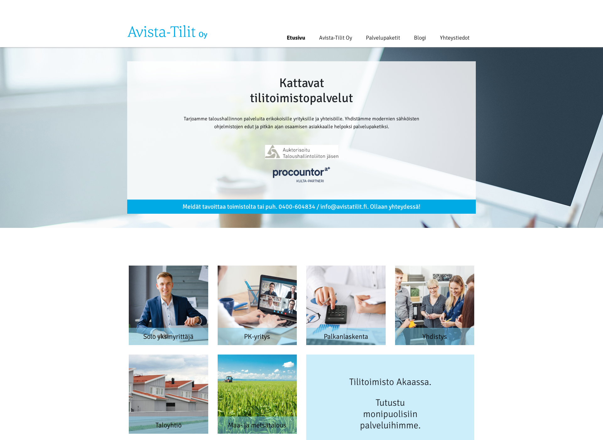 Screenshot for avistatilit.fi