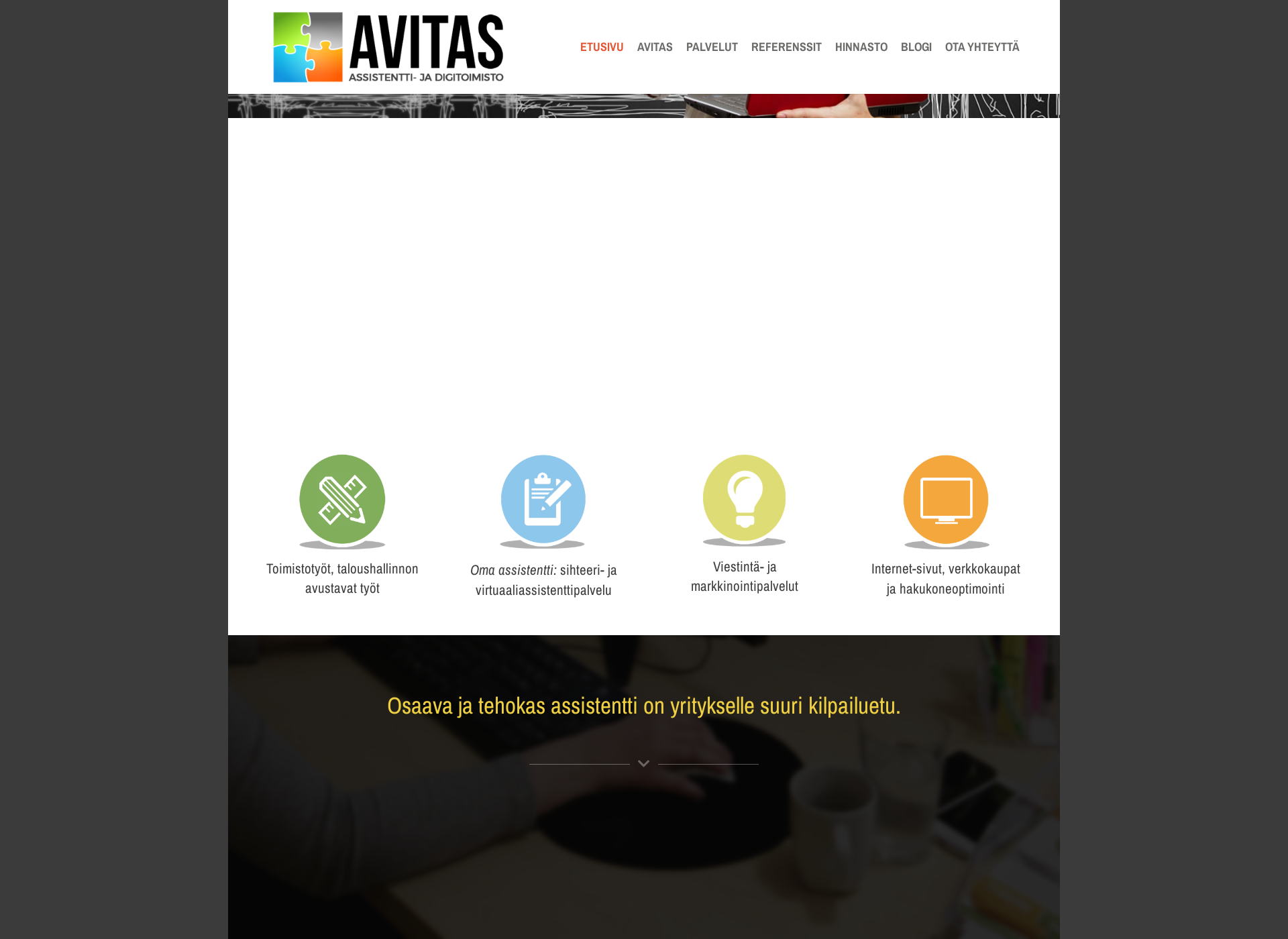 Screenshot for avitas.fi