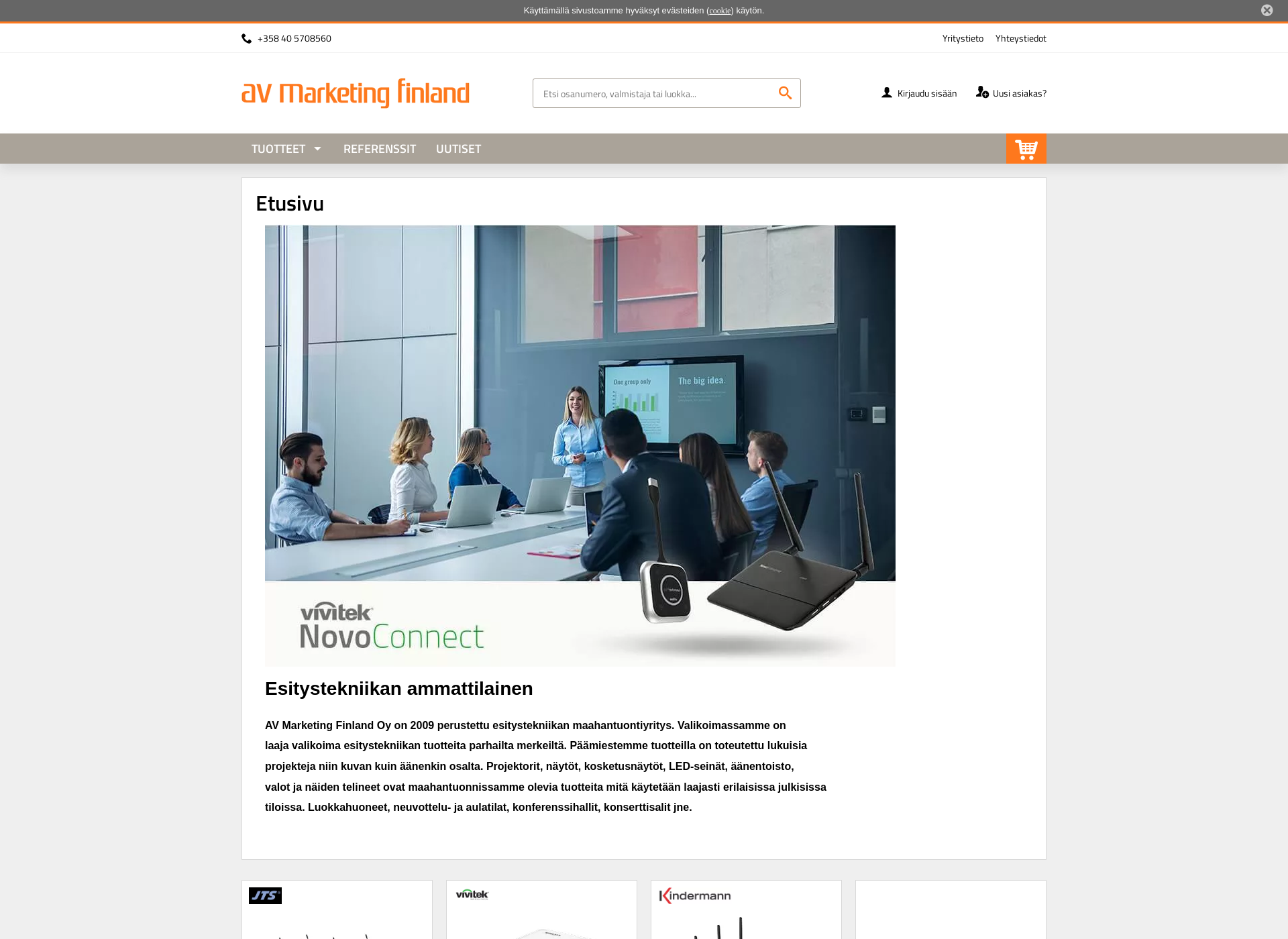 Screenshot for avmarketing.fi