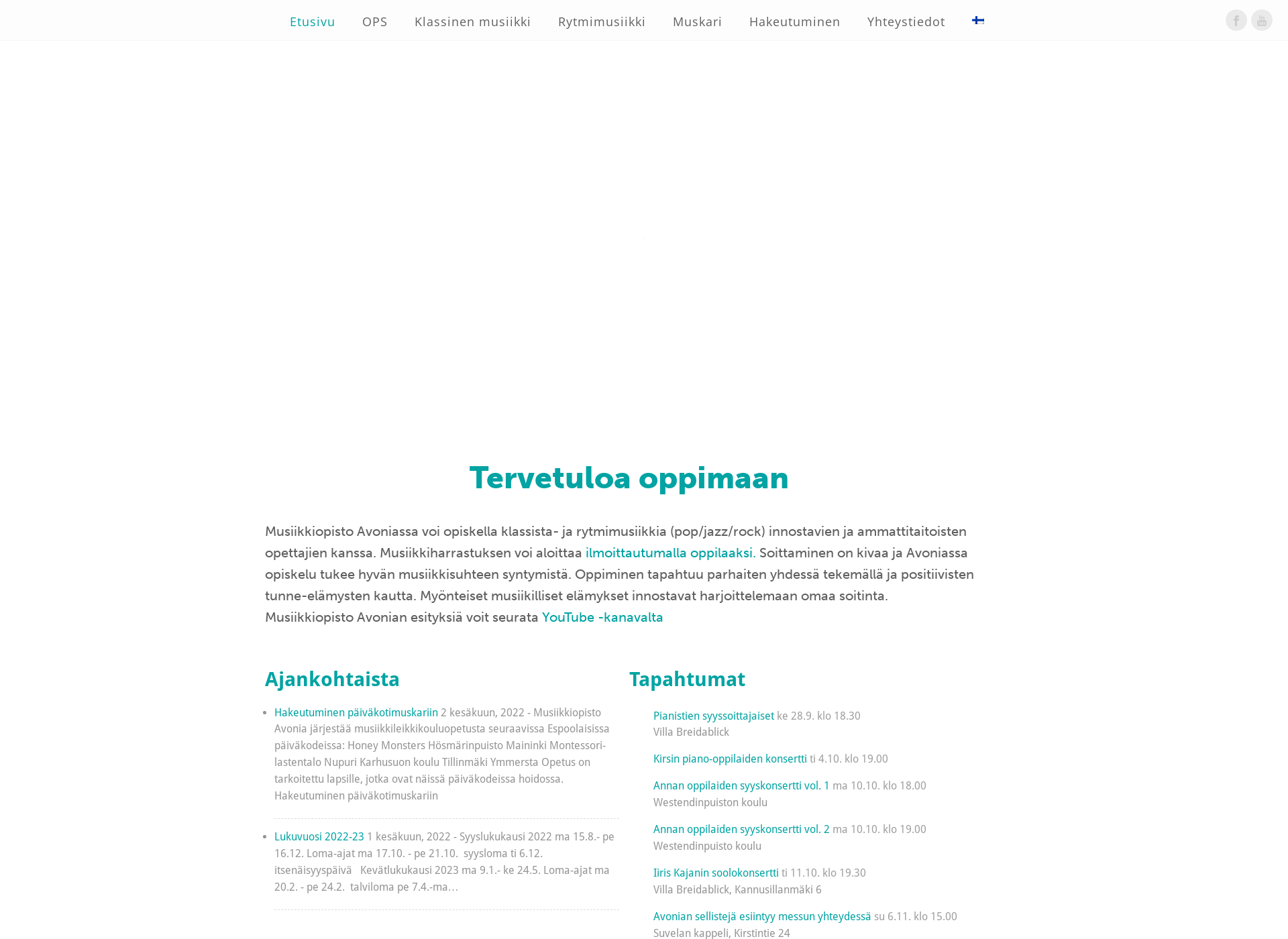 Skärmdump för avonia.fi