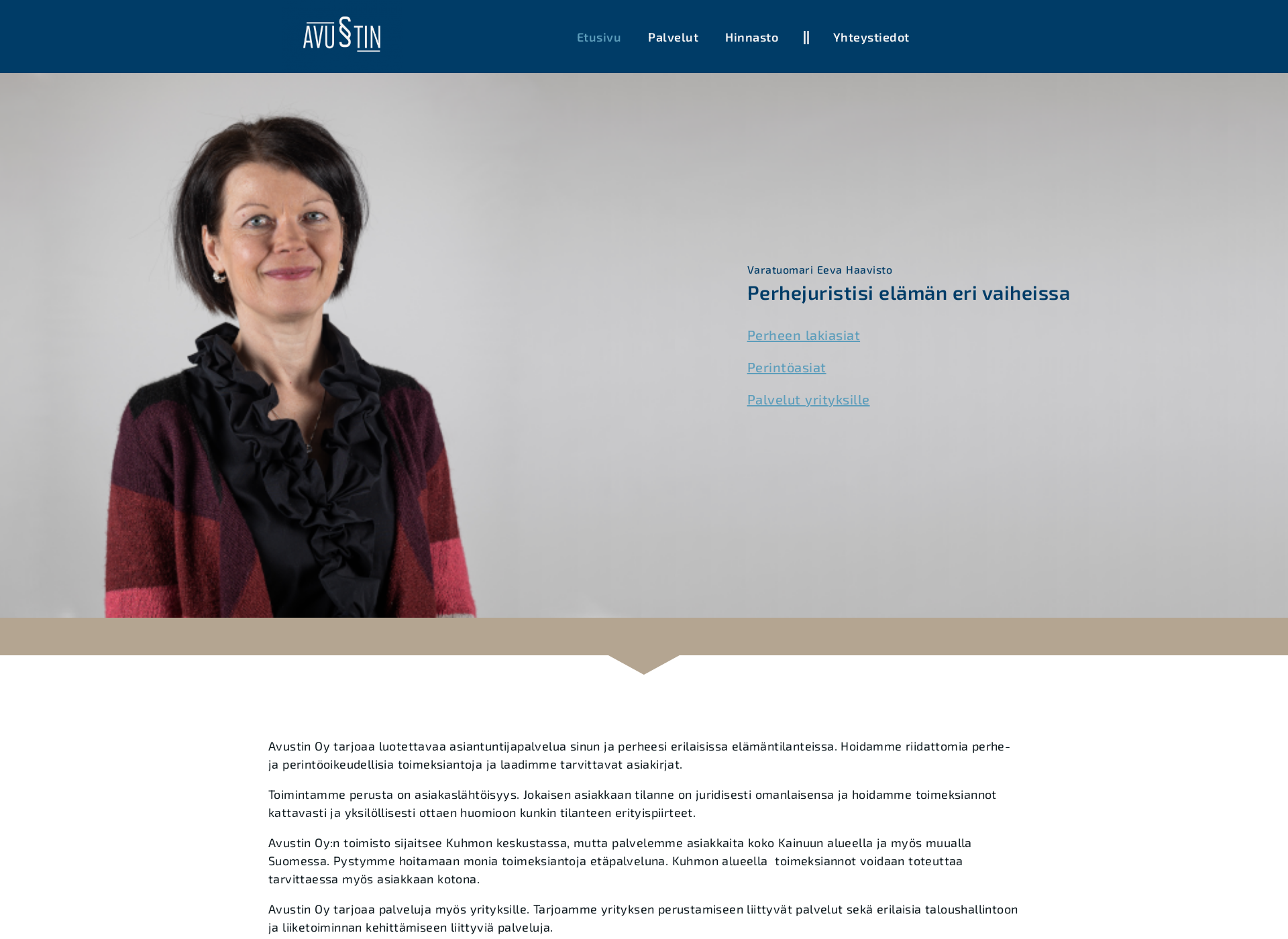 Screenshot for avustin.fi