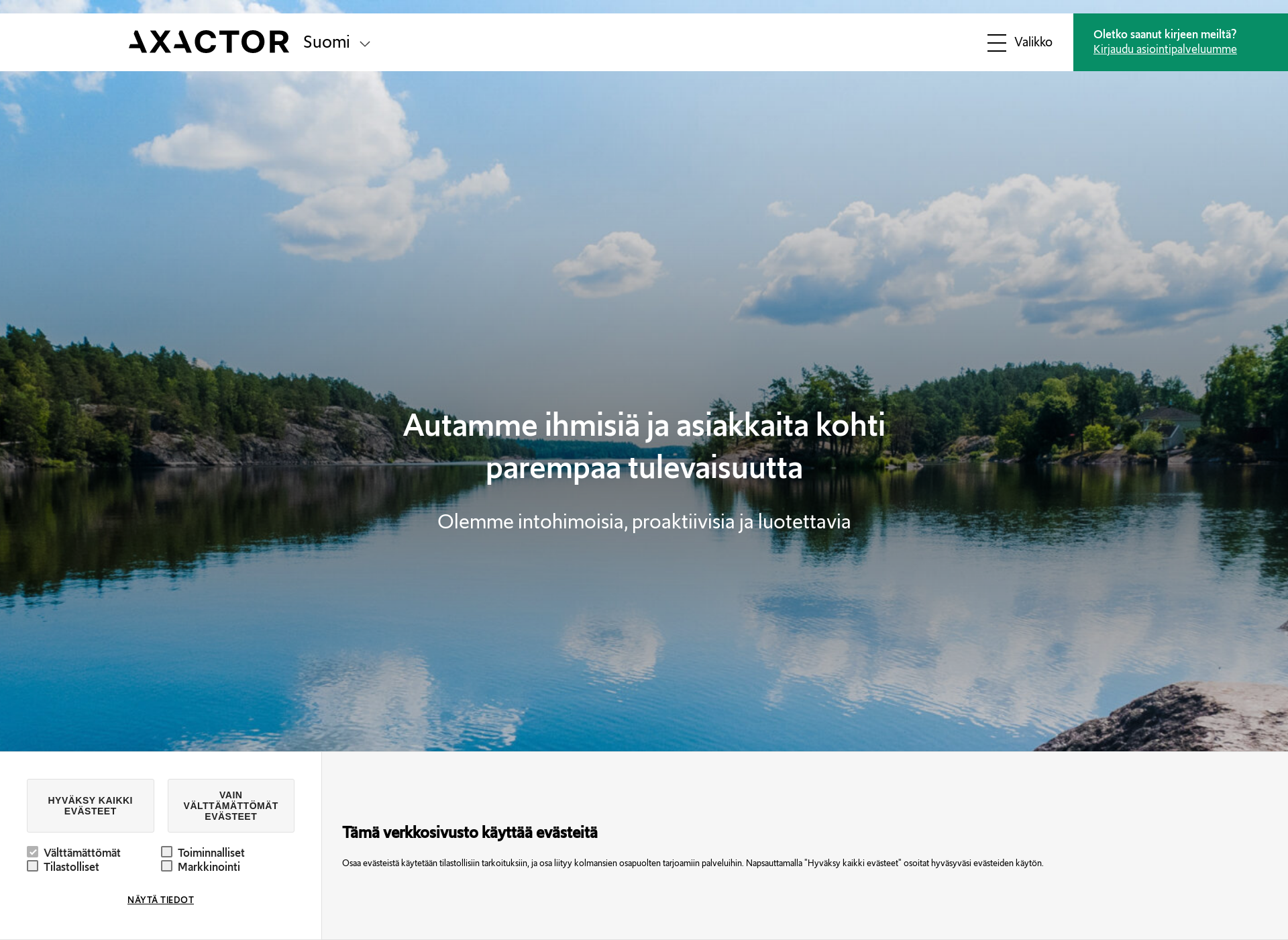 Screenshot for axactor.fi