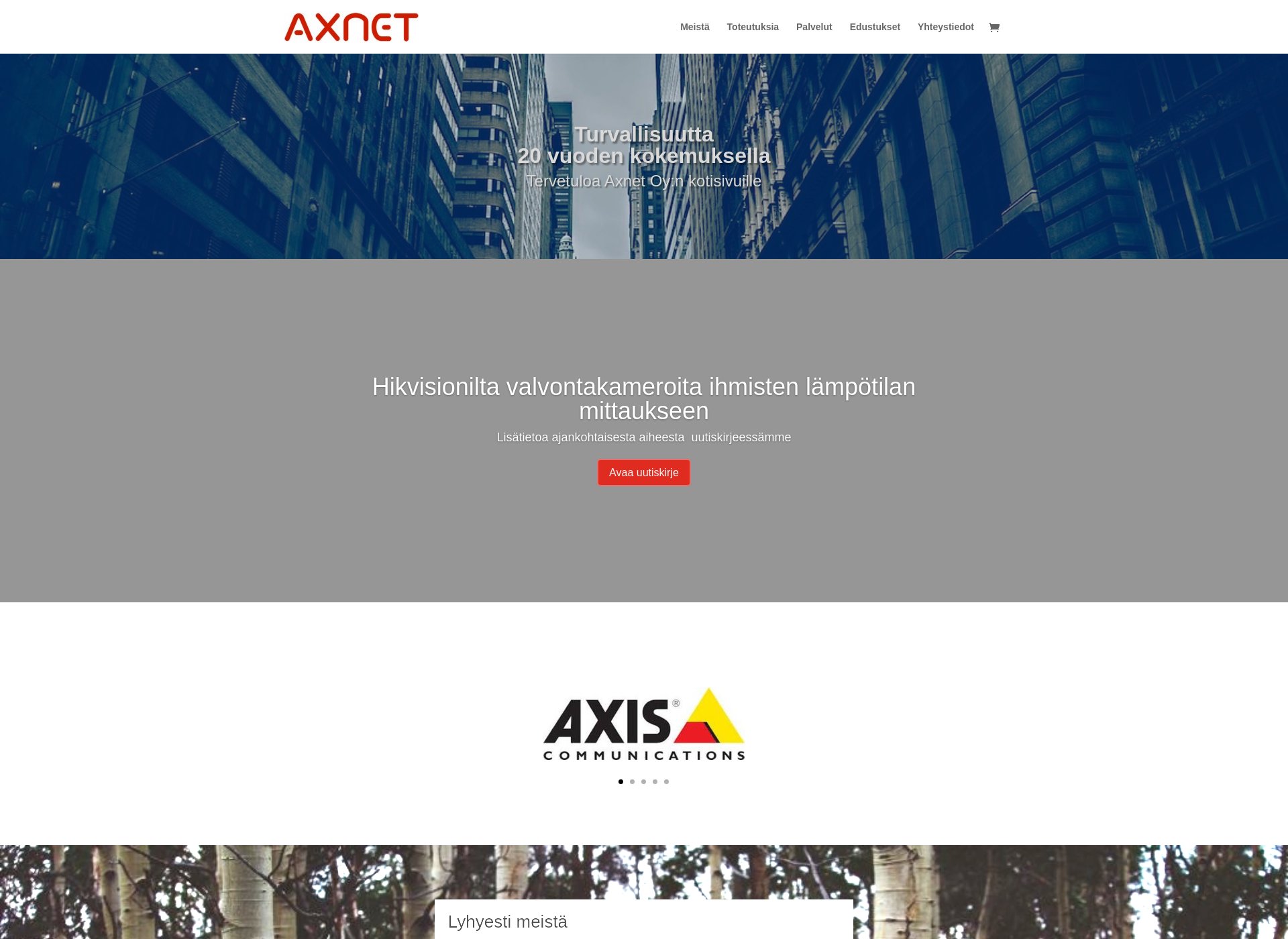 Screenshot for axnet.fi