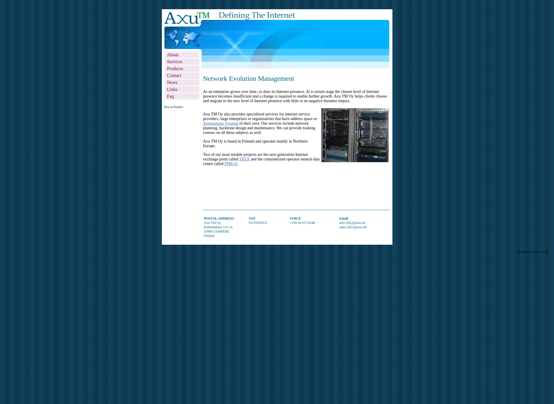 Screenshot for axu.fi