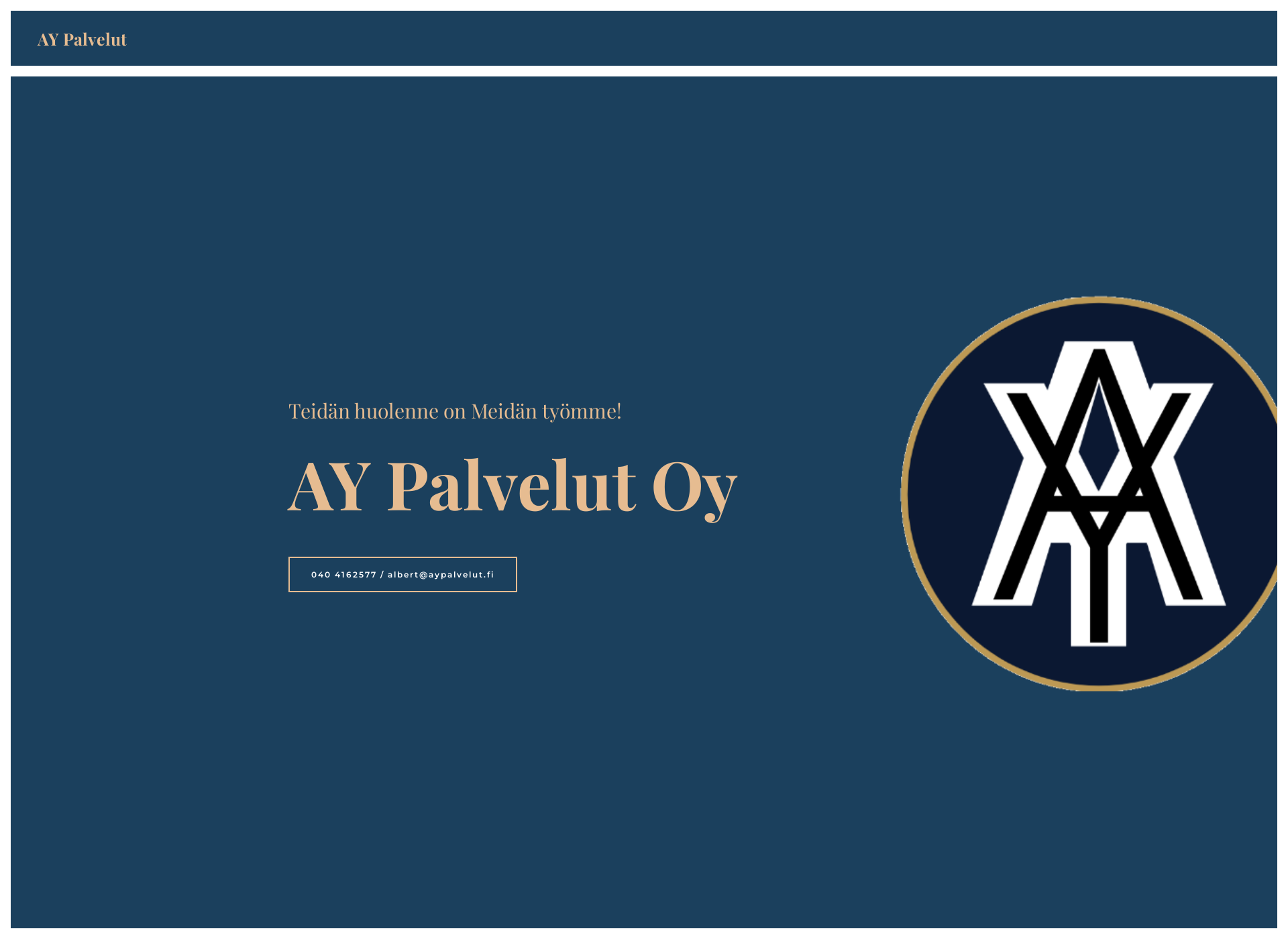 Screenshot for aypalvelut.fi