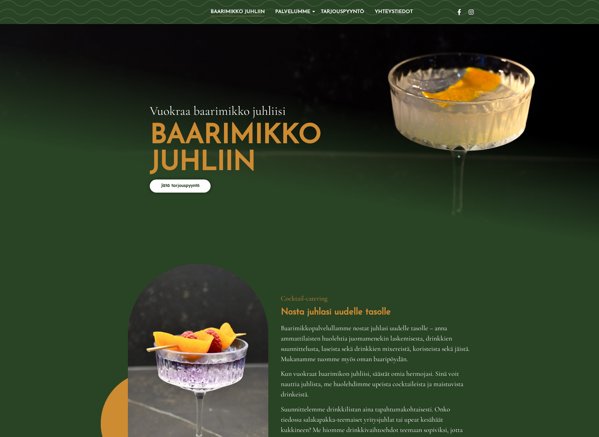 Screenshot for baarimikkojuhliin.fi