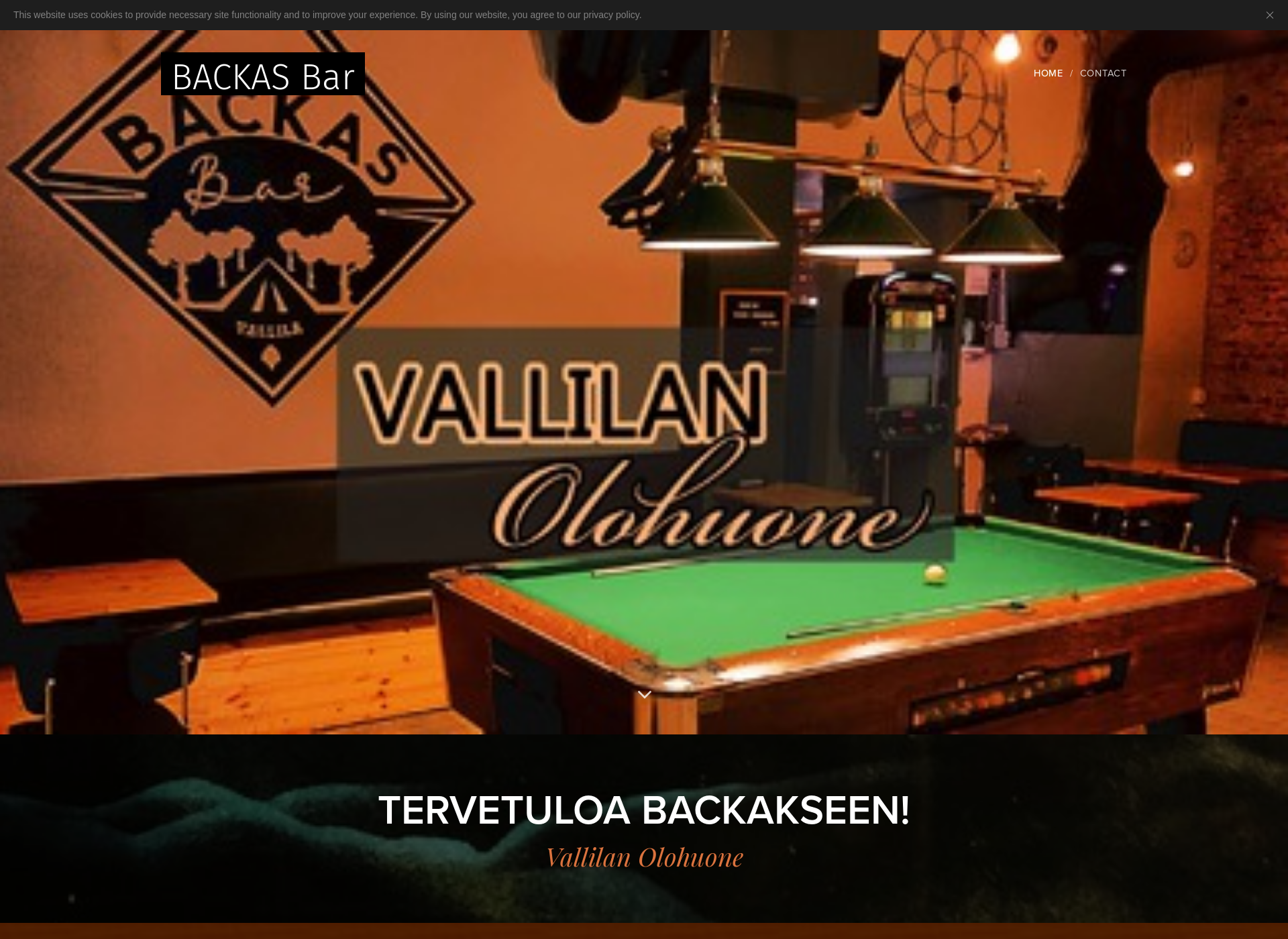 Screenshot for backasbar.fi