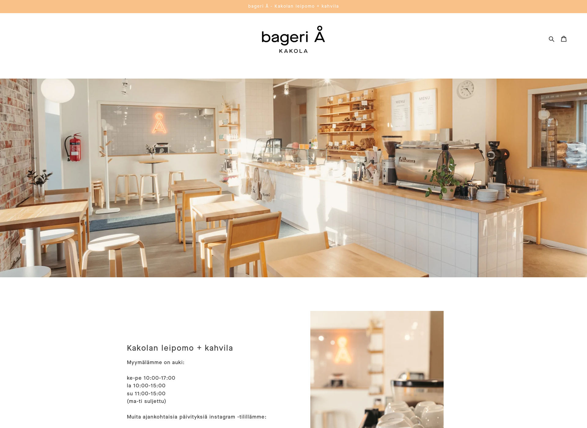 Screenshot for bagerio.fi